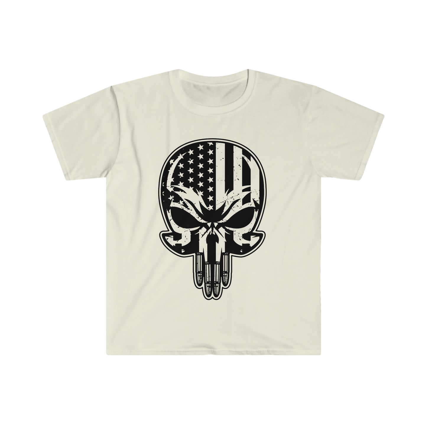 Unisex Softstyle T-Shirt Patriot Collection "bullet teeth" multiple colors