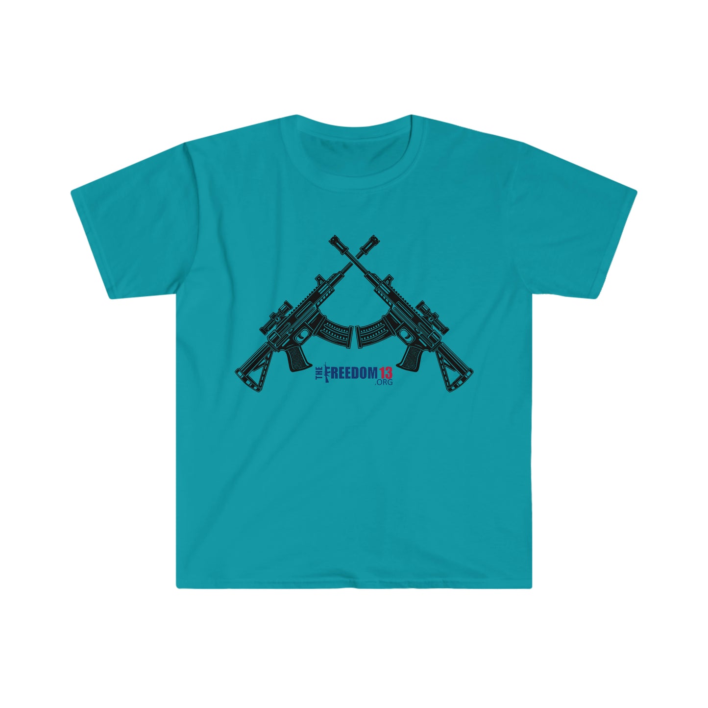 Unisex Softstyle T-Shirt Patriot Collection "double rifle" light