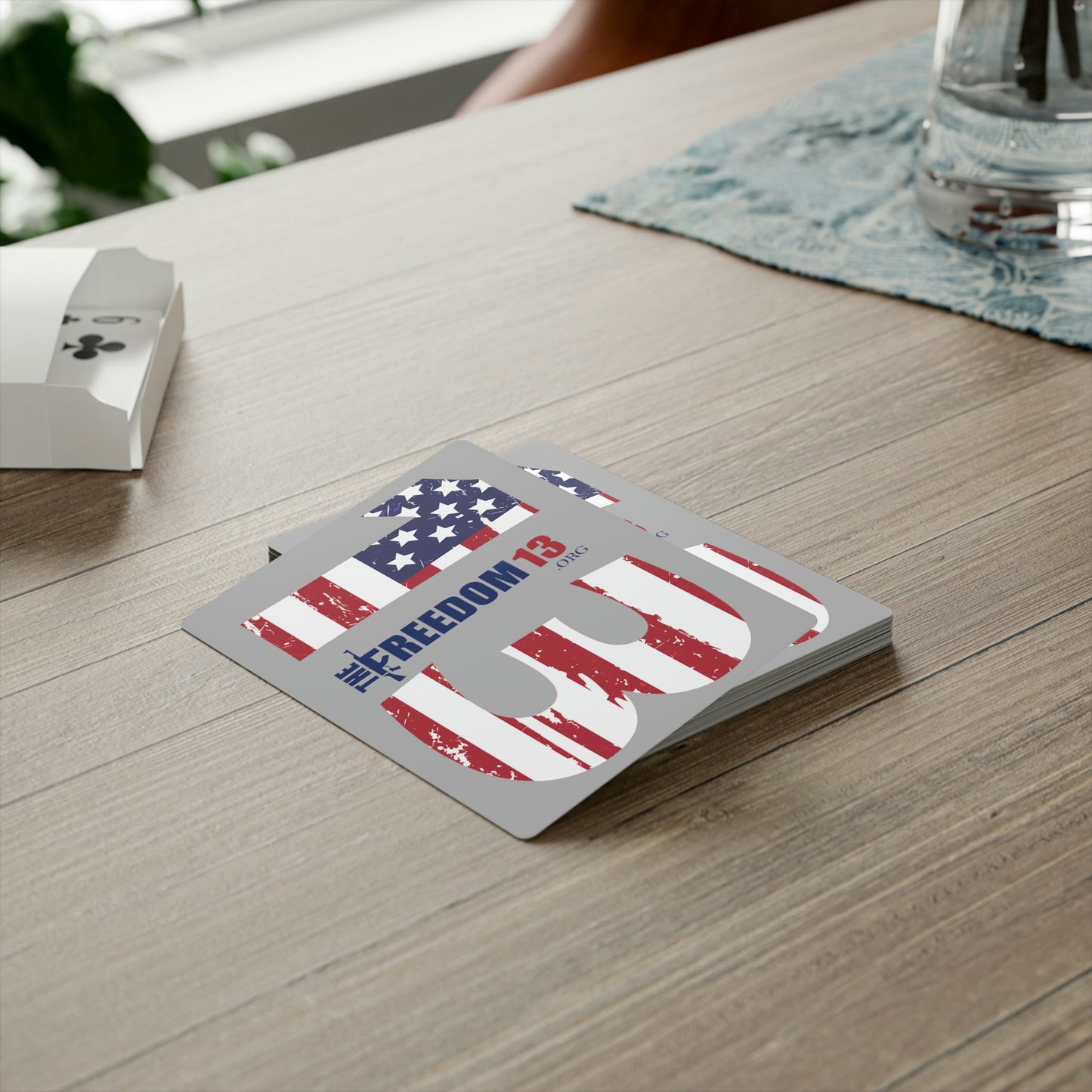 Poker Cards Grey