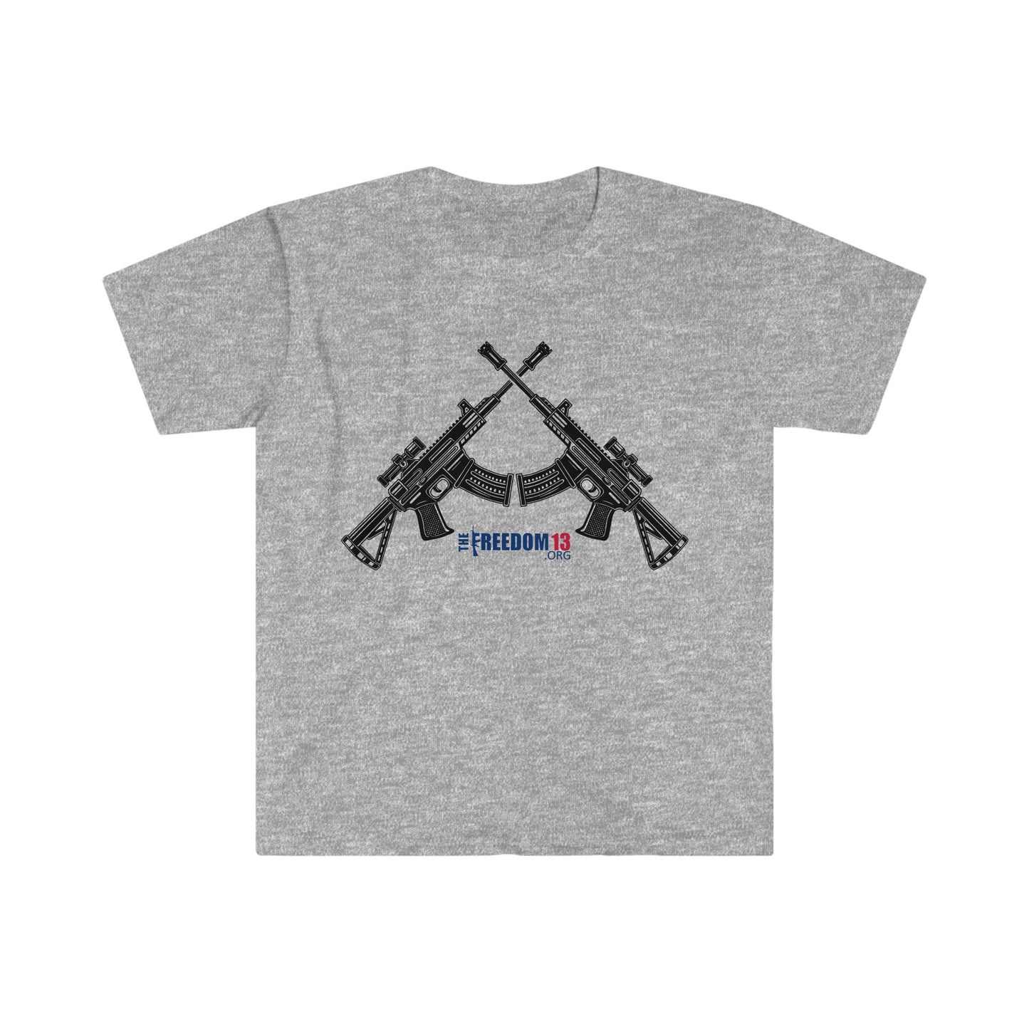 Unisex Softstyle T-Shirt Patriot Collection "double rifle" light