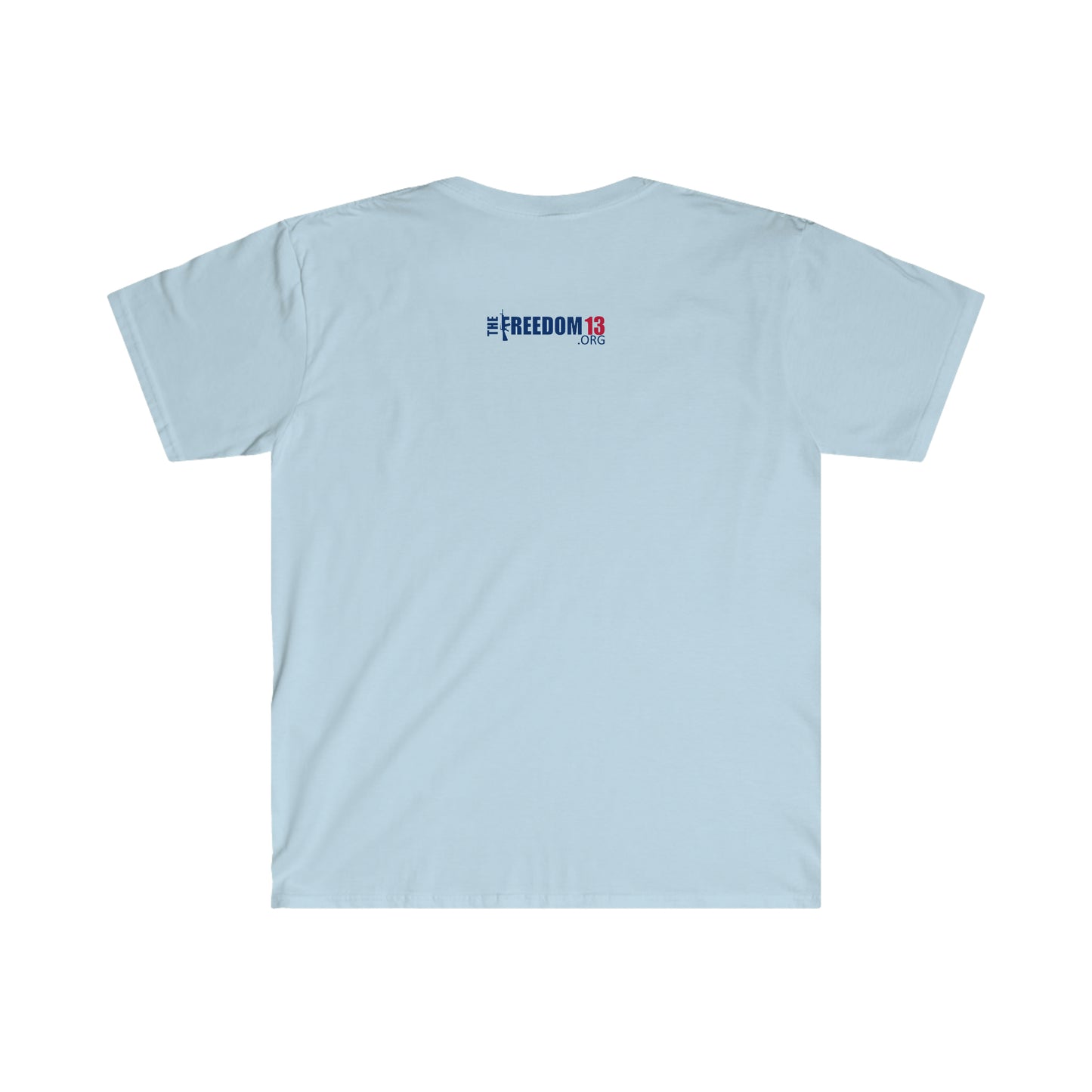 Unisex Softstyle T-Shirt Patriot Collection flag cross light