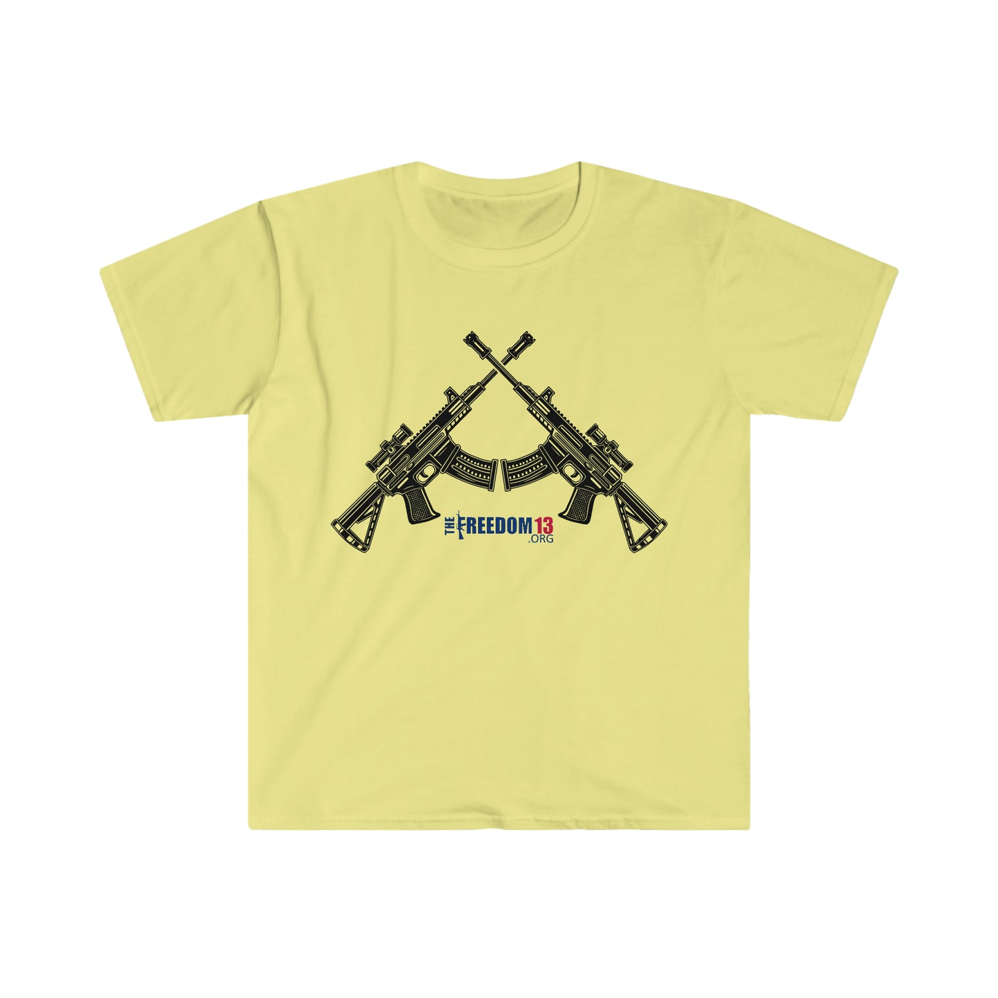Unisex Softstyle T-Shirt Patriot Collection "double rifle" light