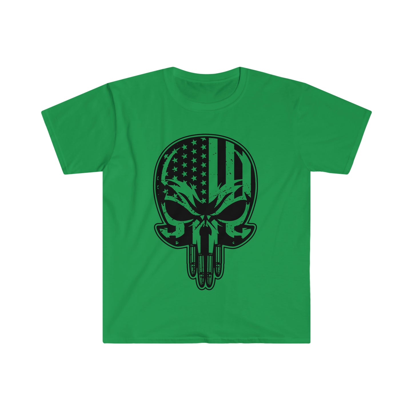 Unisex Softstyle T-Shirt Patriot Collection "bullet teeth" multiple colors