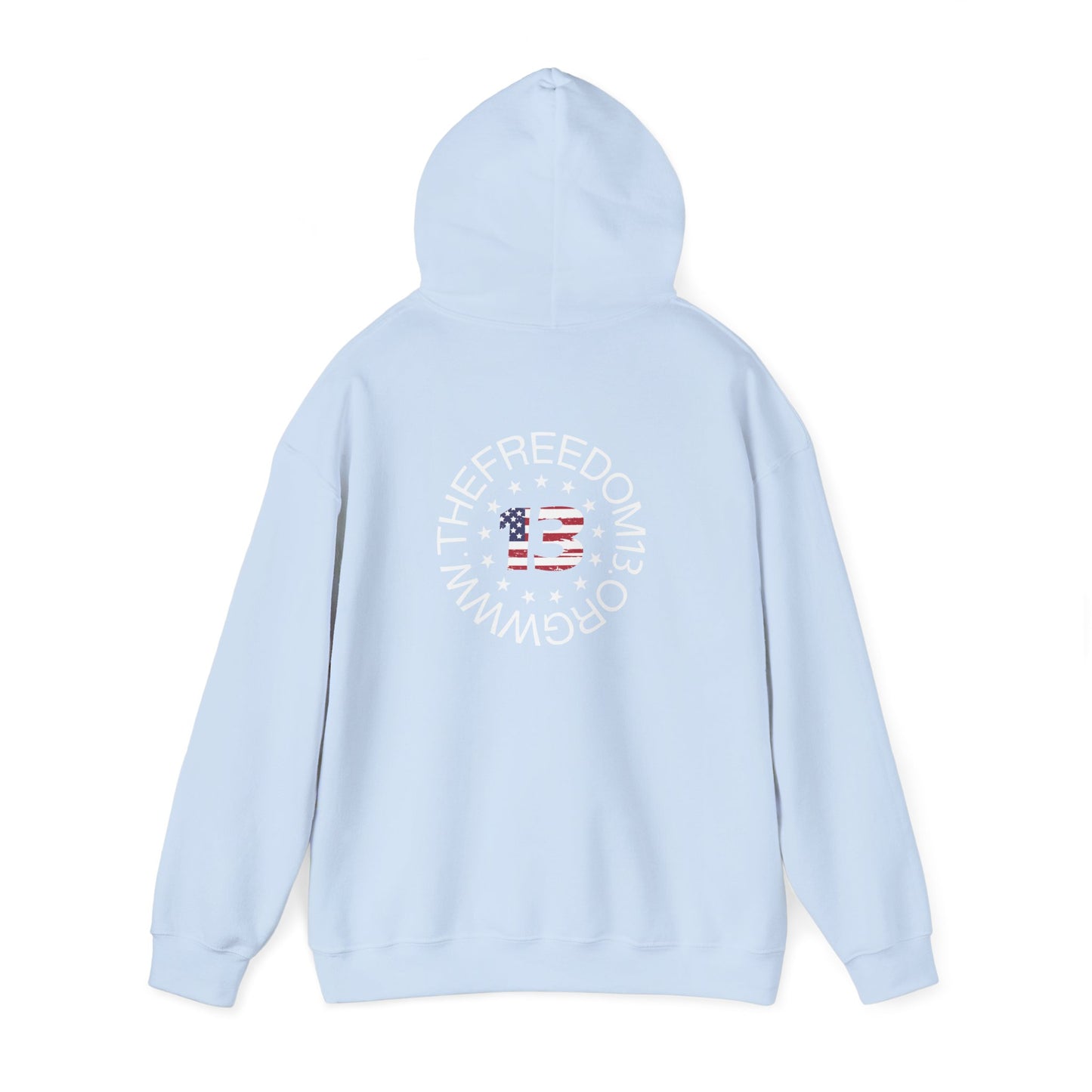 Dark Freedom Hoodie - Cozy Unisex Heavy Blend Sweatshirt, Perfect for Casual Wear, Gifts for Freedom Lovers, Patriotic Apparel, Everyday Comfort