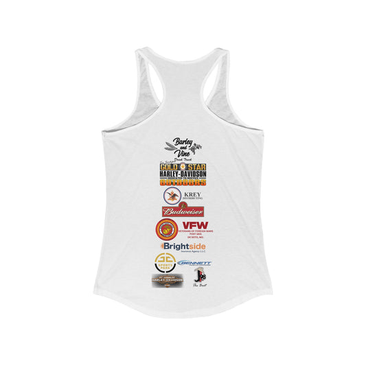 Women's Ideal Racerback Tank Joe's vs Pro's