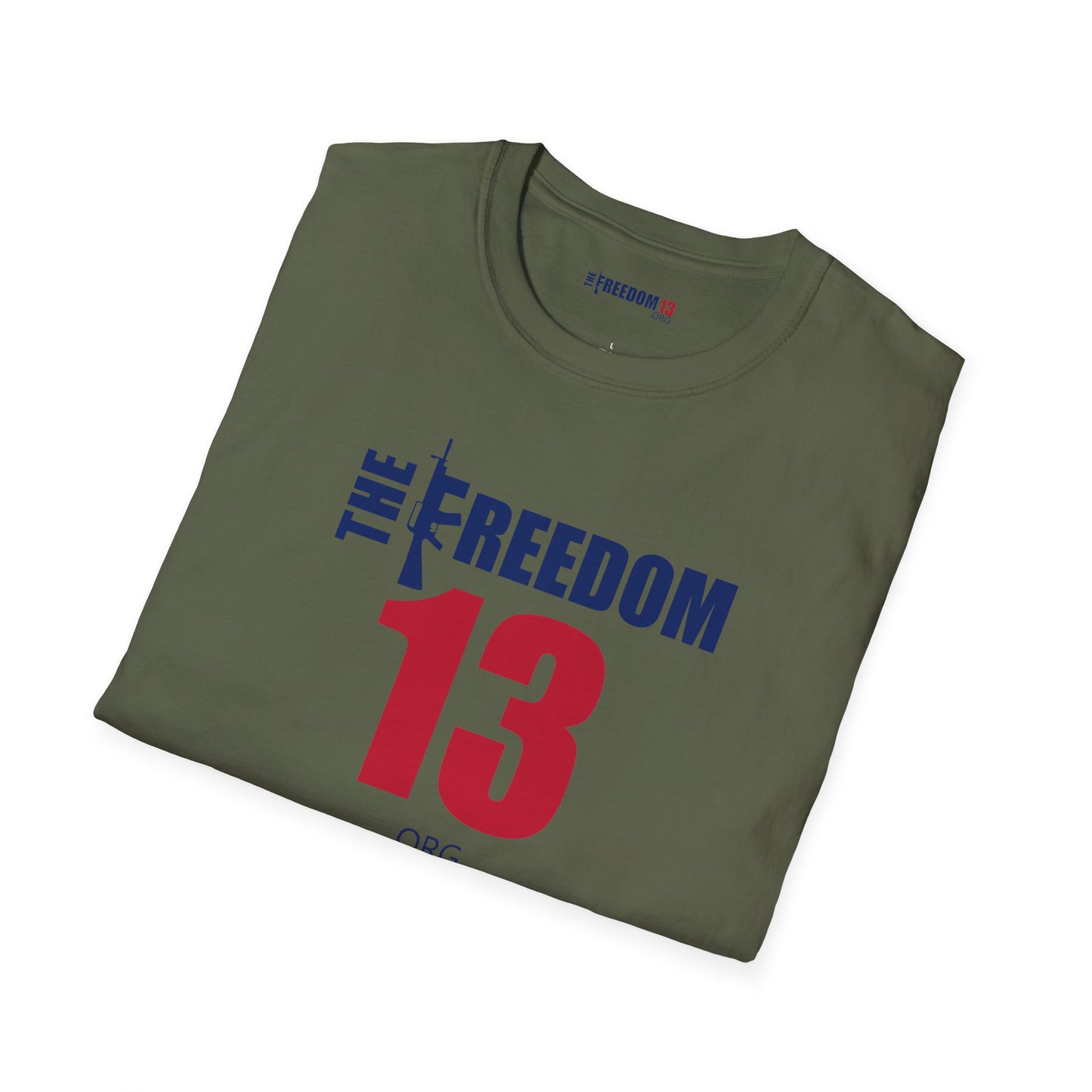 Unisex Freedom Graphic Tee, Softstyle Casual Shirt for Everyday Wear, Perfect for Independence Day, Fundraising Events, or Casual Outings