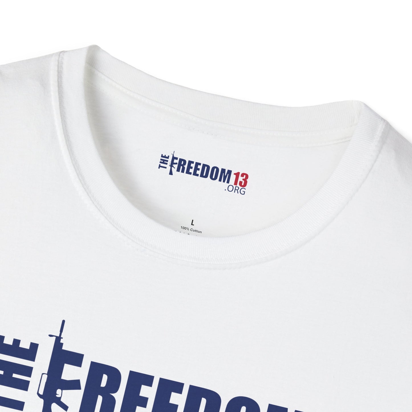 Unisex Freedom Graphic Tee, Softstyle Casual Shirt for Everyday Wear, Perfect for Independence Day, Fundraising Events, or Casual Outings