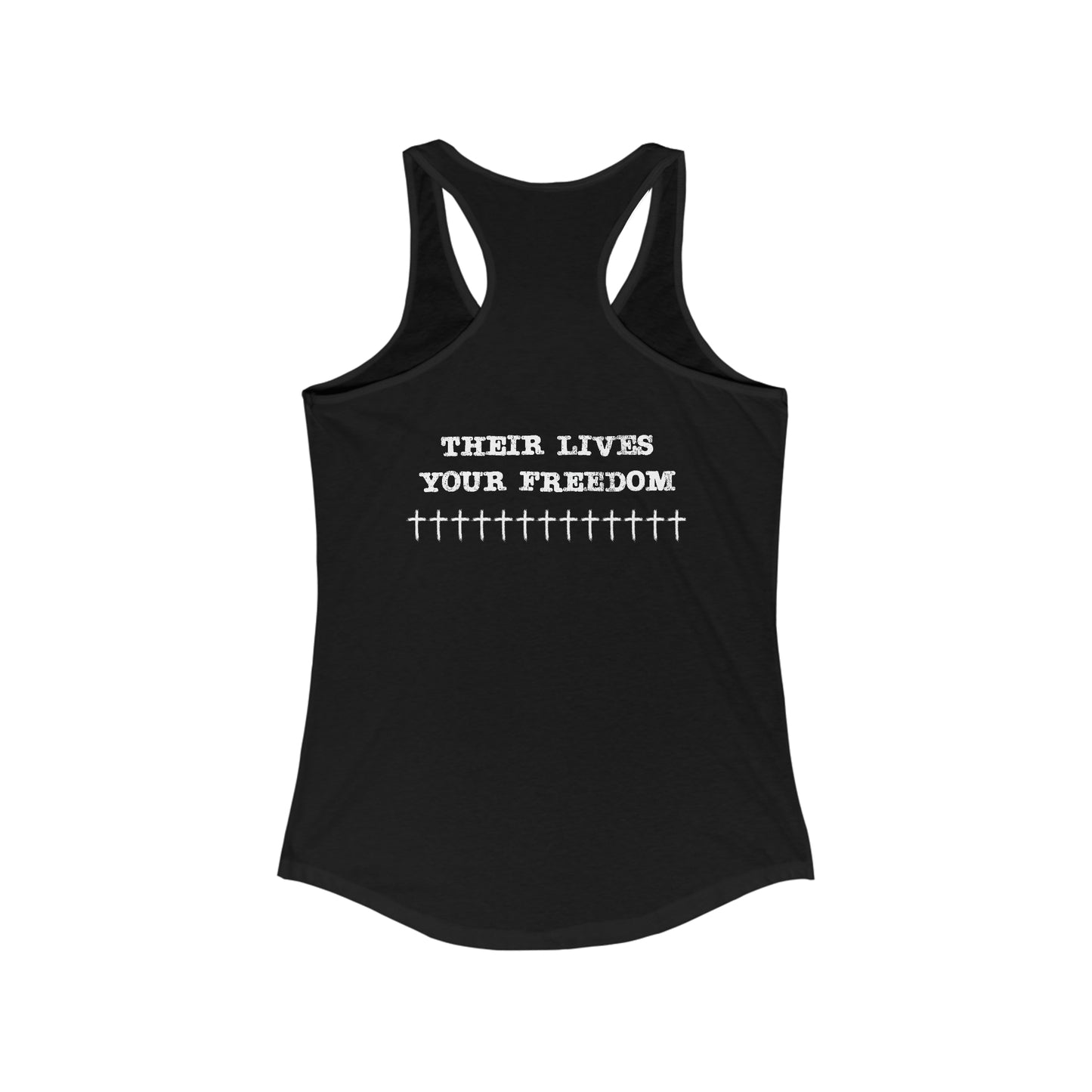 Women's Ideal Racerback Tank Ride for Jared Angels Wings