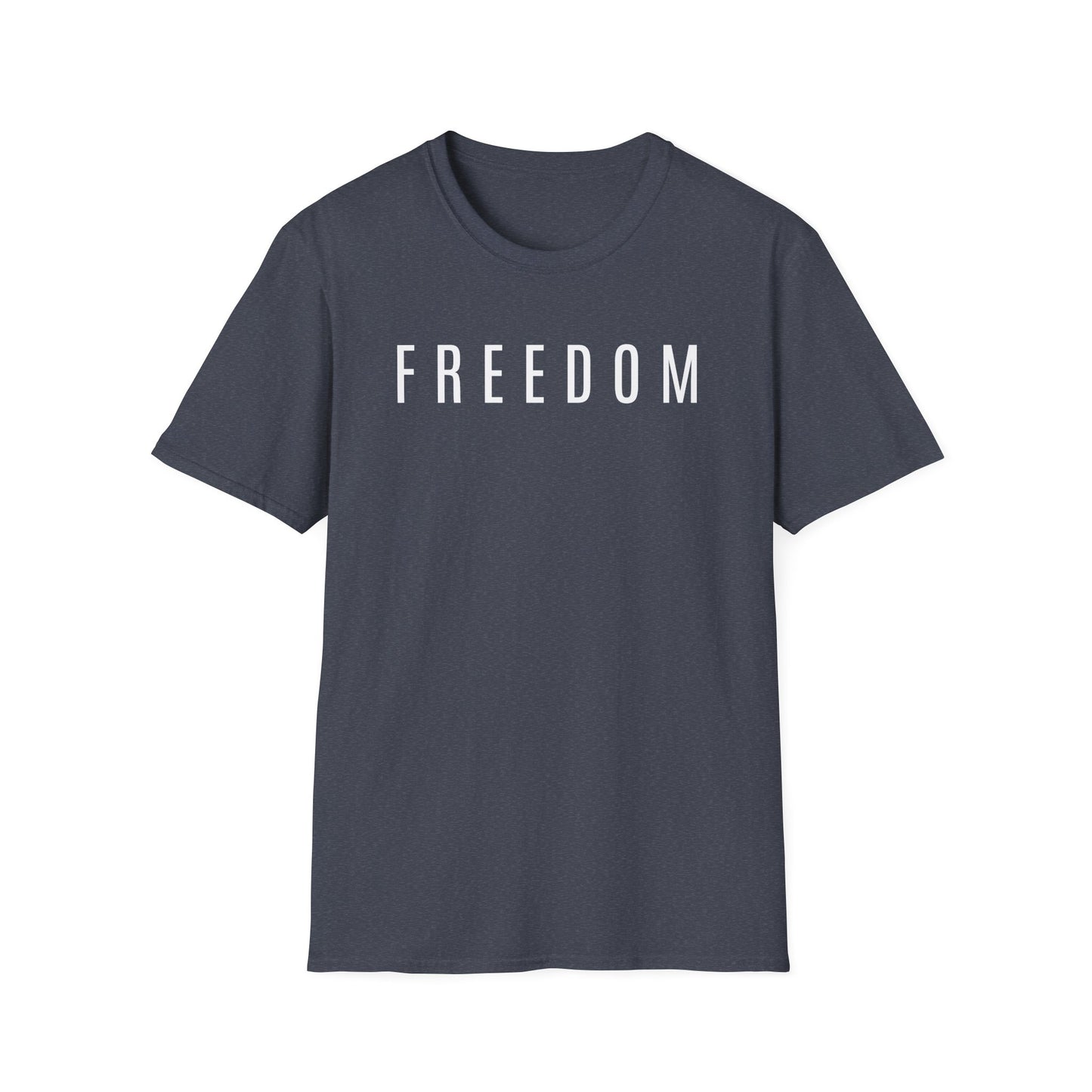 Dark Freedom Unisex Softstyle T-Shirt | Casual Wear, Independence Day, Freedom Celebration, Comfortable Tee, Gift for Him/Her