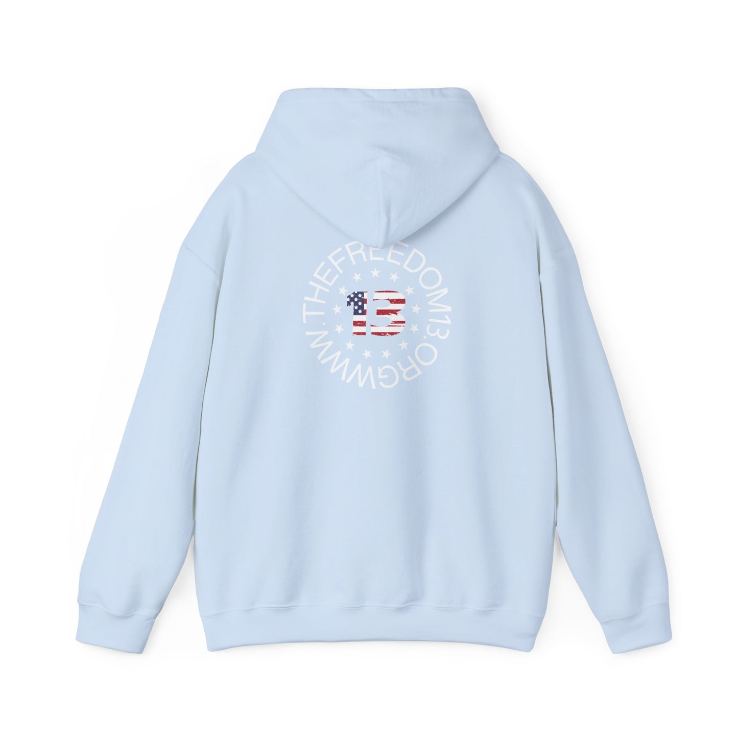 Dark Freedom Hoodie - Cozy Unisex Heavy Blend Sweatshirt, Perfect for Casual Wear, Gifts for Freedom Lovers, Patriotic Apparel, Everyday Comfort
