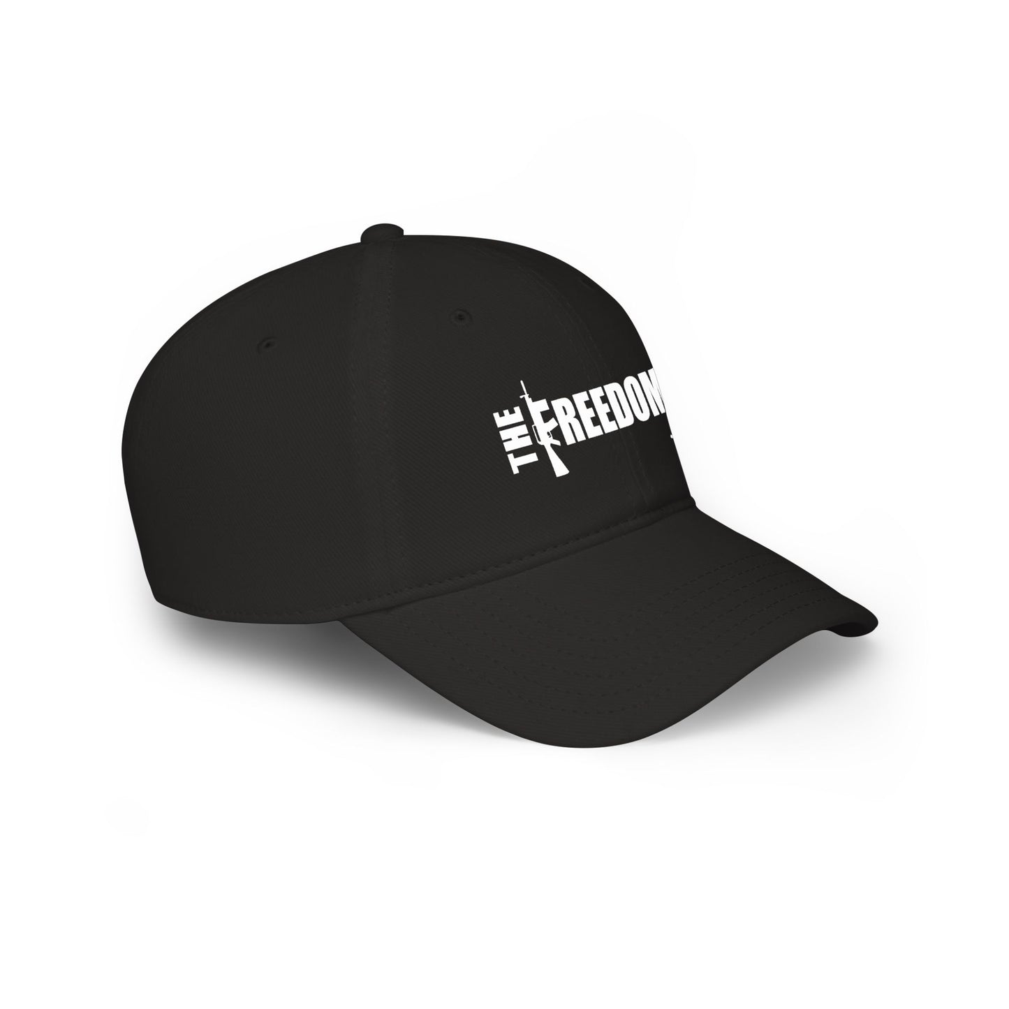 Low Profile Cap — 'The Freedom 13' Logo Baseball Hat dark color options
