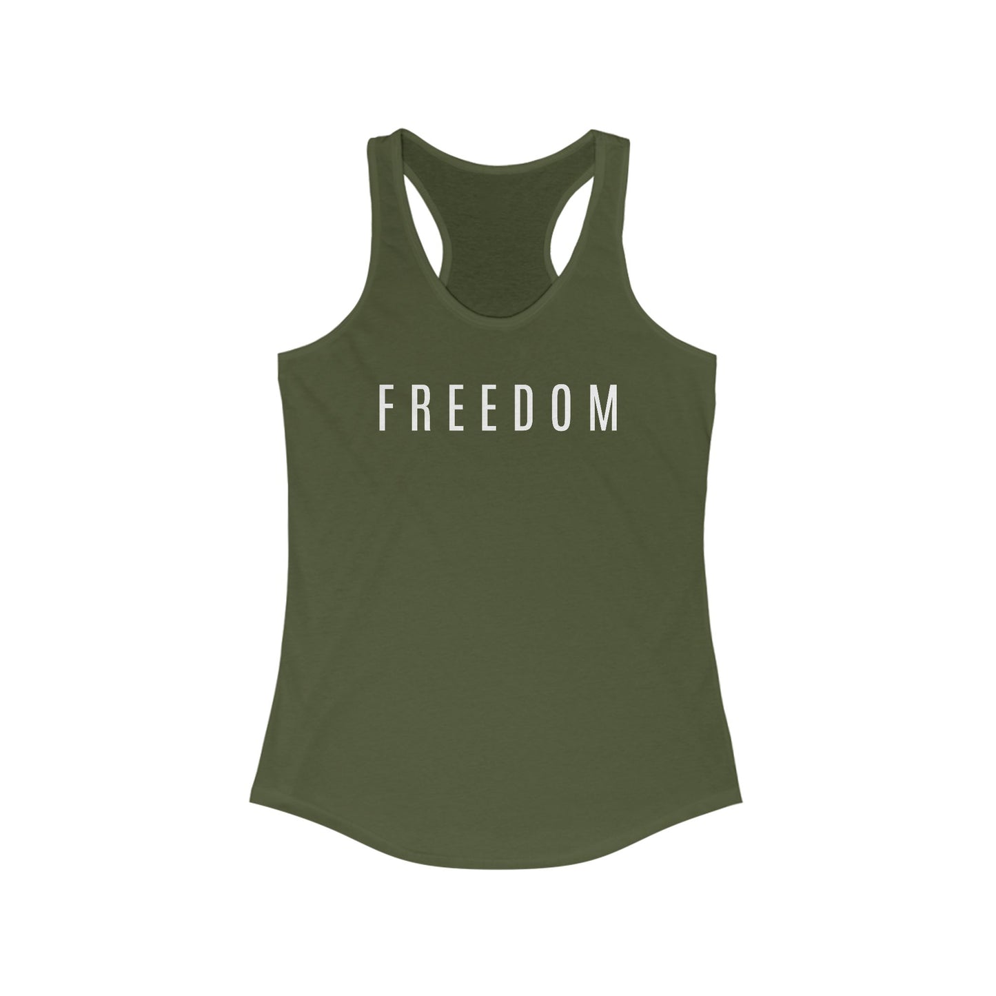 Dark  Women's Ideal Freedom Racerback Tank