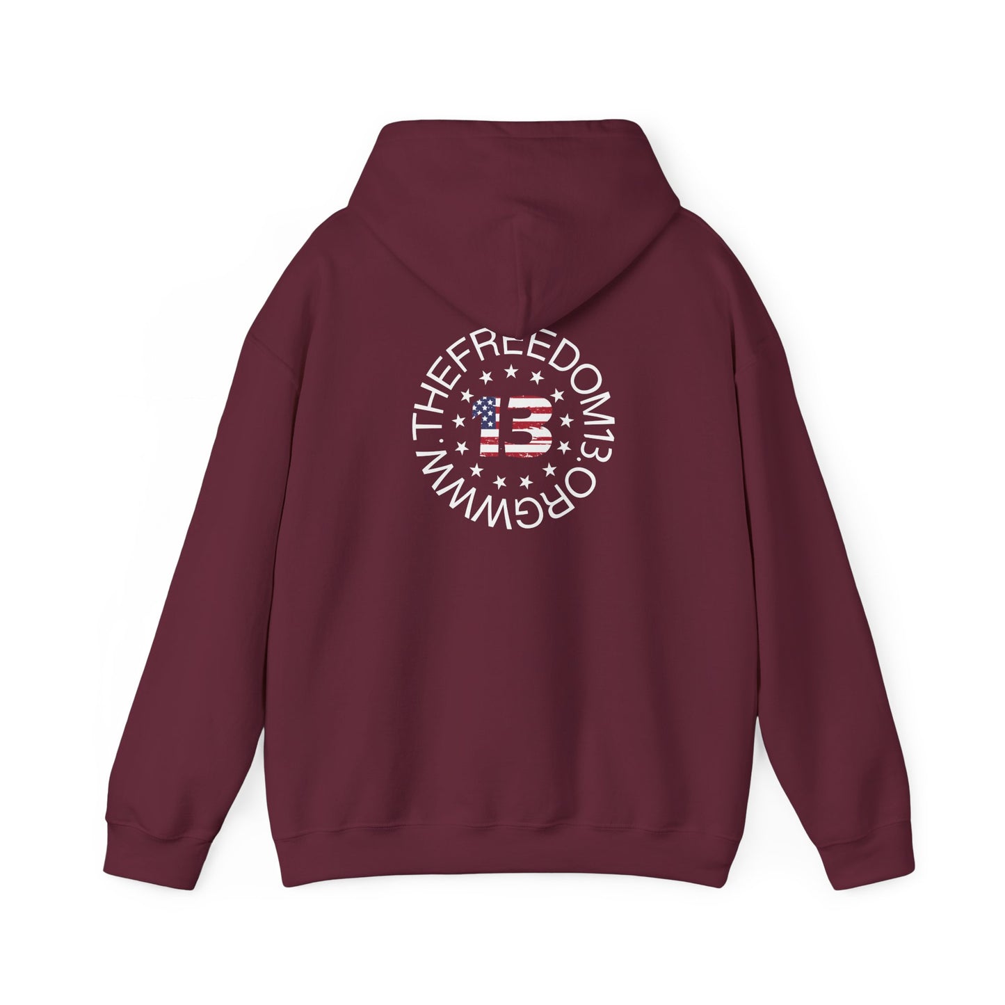 Dark Freedom Hoodie - Cozy Unisex Heavy Blend Sweatshirt, Perfect for Casual Wear, Gifts for Freedom Lovers, Patriotic Apparel, Everyday Comfort