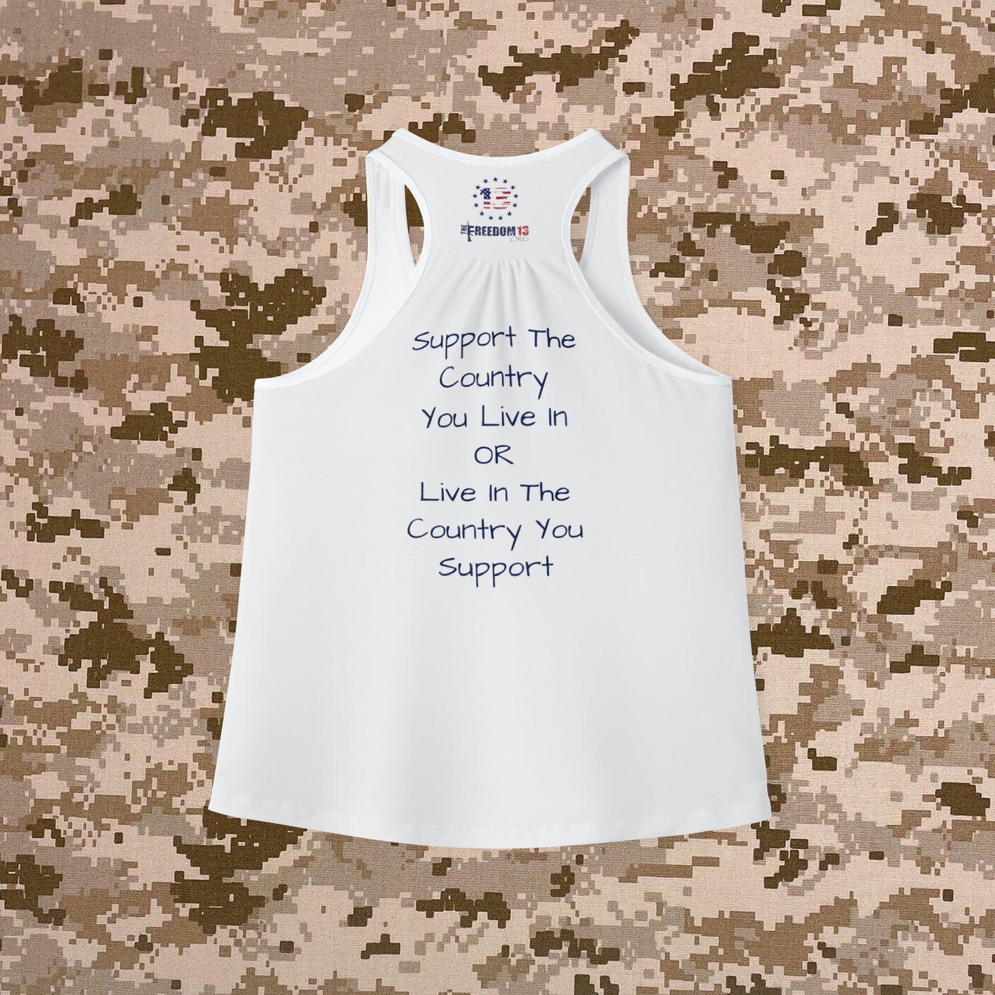 Women's Tank Top Support The Country You Live In