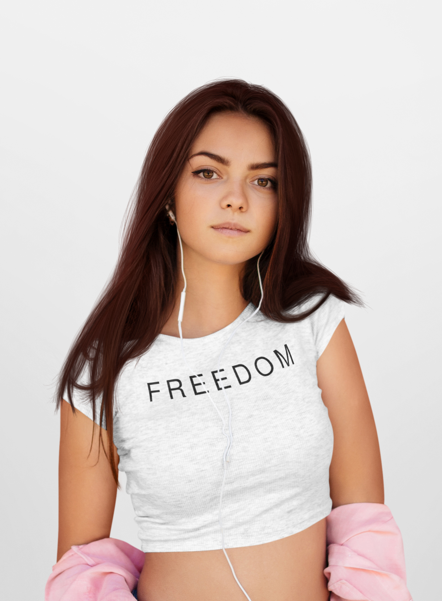 Patriotic Freedom Crop Tee | Stylish Women’s Top for Memorial Day, 4th of July, Casual Wear, Gift Ideas