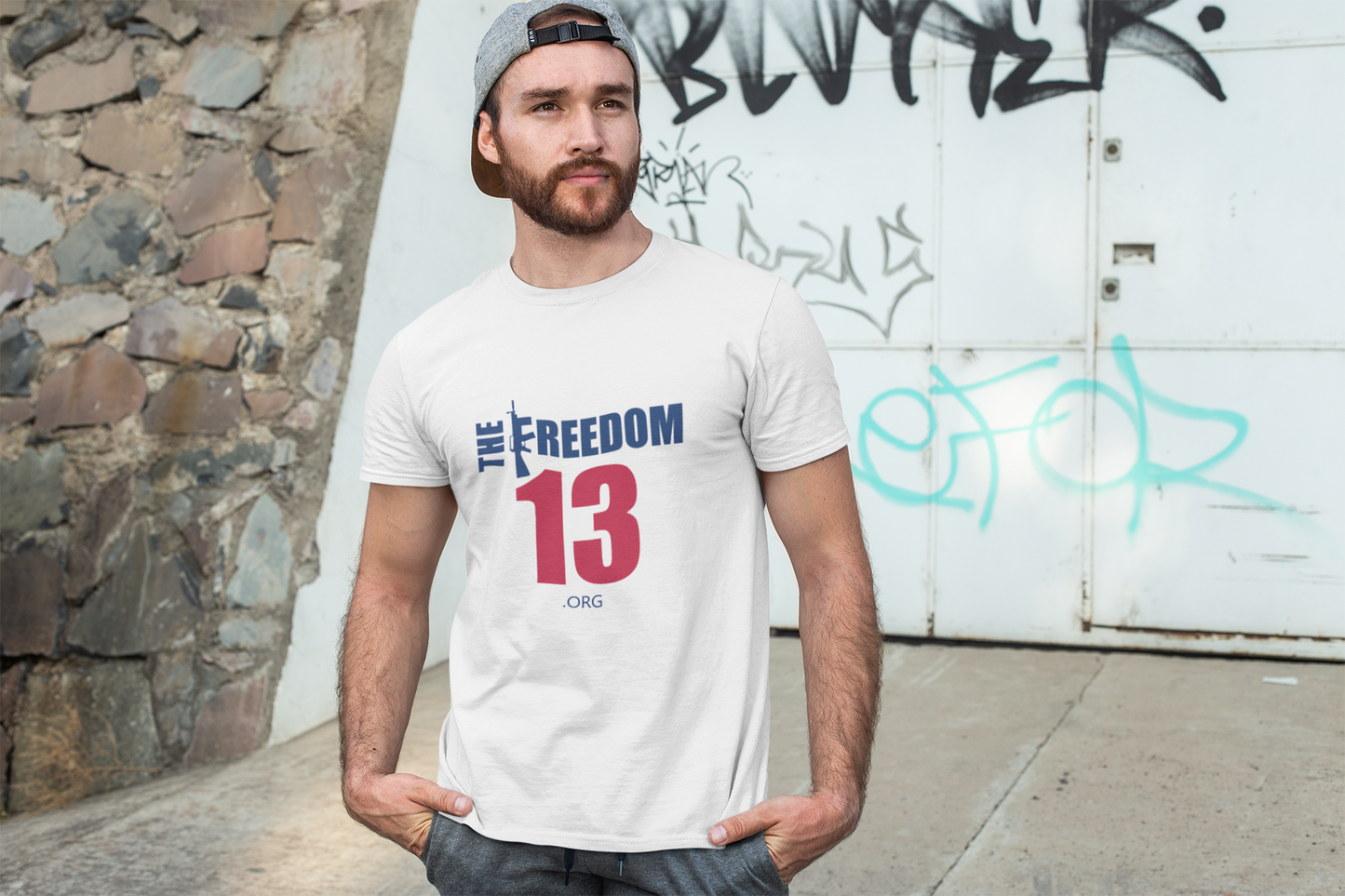 Unisex Freedom Graphic Tee, Softstyle Casual Shirt for Everyday Wear, Perfect for Independence Day, Fundraising Events, or Casual Outings