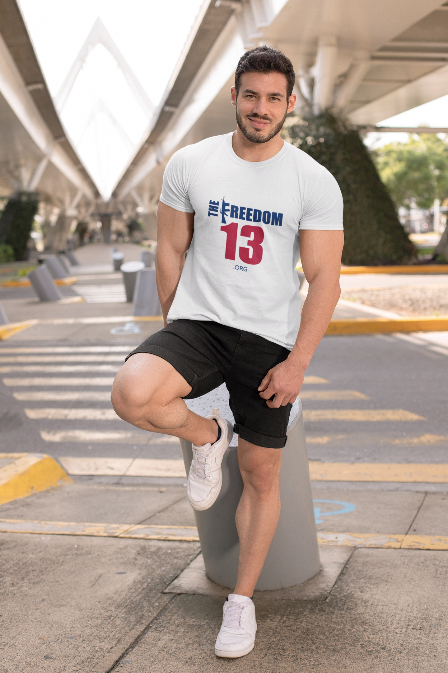 Unisex Freedom Graphic Tee, Softstyle Casual Shirt for Everyday Wear, Perfect for Independence Day, Fundraising Events, or Casual Outings