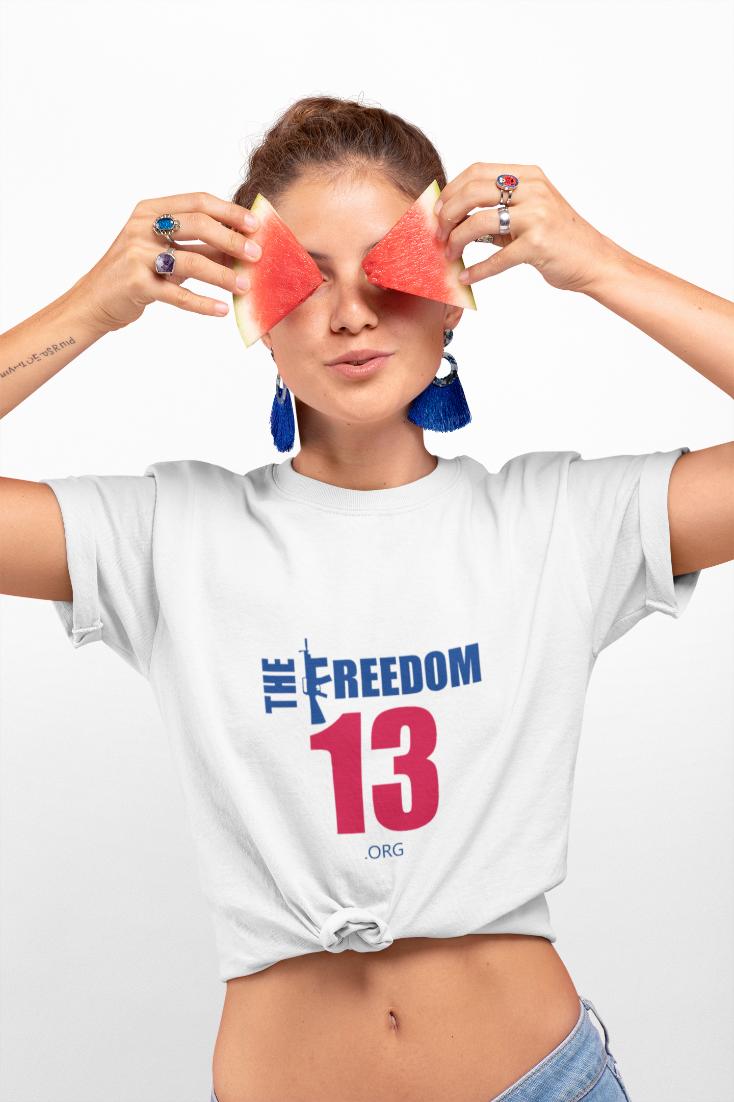 Unisex Freedom Graphic Tee, Softstyle Casual Shirt for Everyday Wear, Perfect for Independence Day, Fundraising Events, or Casual Outings