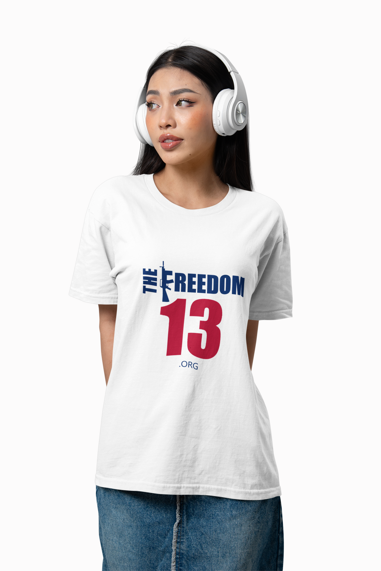 Unisex Freedom Graphic Tee, Softstyle Casual Shirt for Everyday Wear, Perfect for Independence Day, Fundraising Events, or Casual Outings