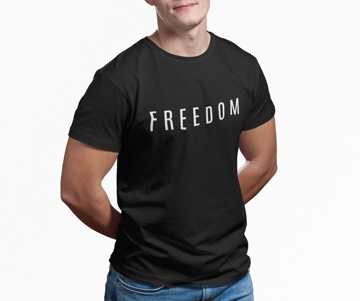 Dark Freedom Unisex Softstyle T-Shirt | Casual Wear, Independence Day, Freedom Celebration, Comfortable Tee, Gift for Him/Her