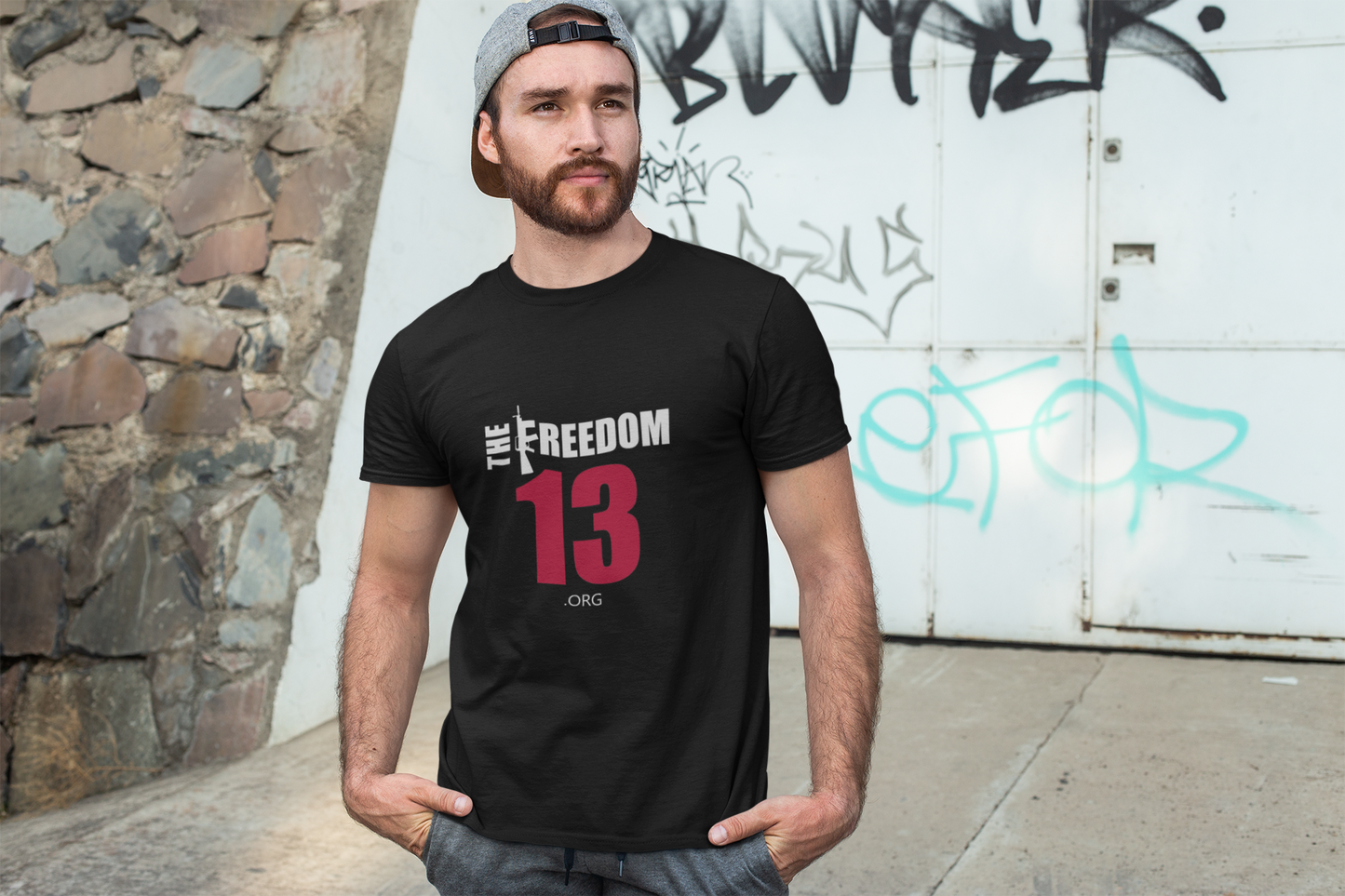 Dark Unisex Freedom Graphic Tee, Softstyle Casual Shirt for Everyday Wear, Perfect for Independence Day, Fundraising Events, or Casual Outings