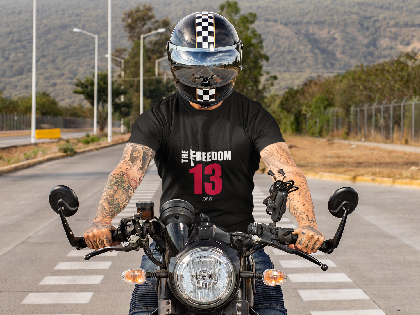 Dark Unisex Freedom Graphic Tee, Softstyle Casual Shirt for Everyday Wear, Perfect for Independence Day, Fundraising Events, or Casual Outings