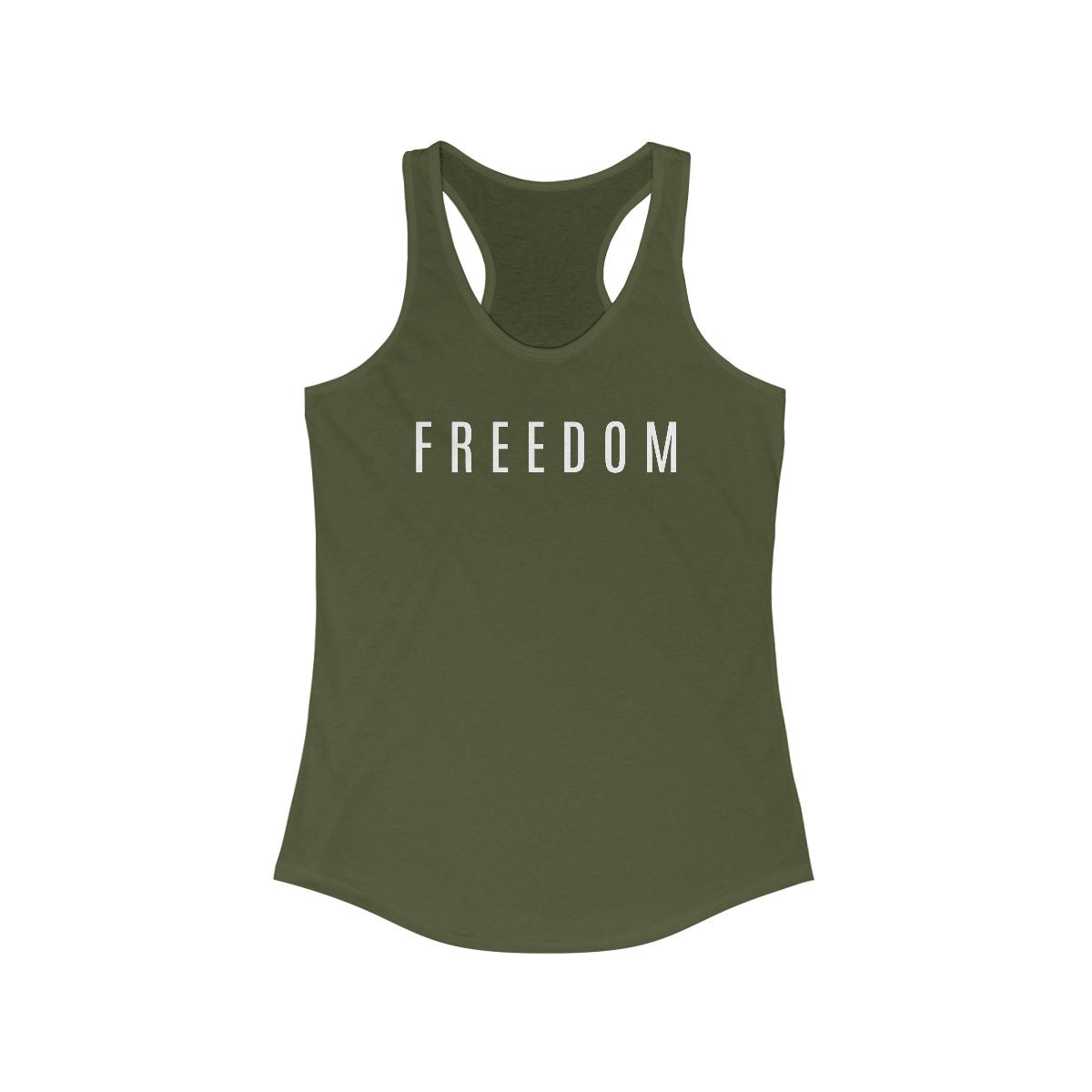 Dark  Women's Ideal Freedom Racerback Tank