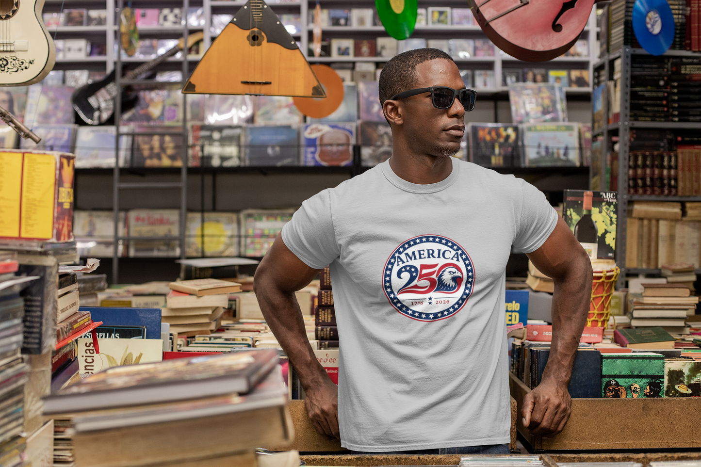 America 250 Freedom T-Shirt — Patriotic Tee