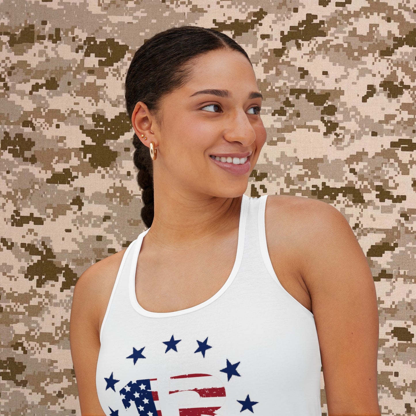 Women's Tank Top Support The Country You Live In