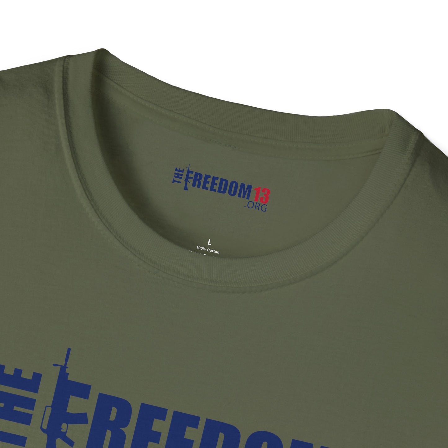 Unisex Freedom Graphic Tee, Softstyle Casual Shirt for Everyday Wear, Perfect for Independence Day, Fundraising Events, or Casual Outings