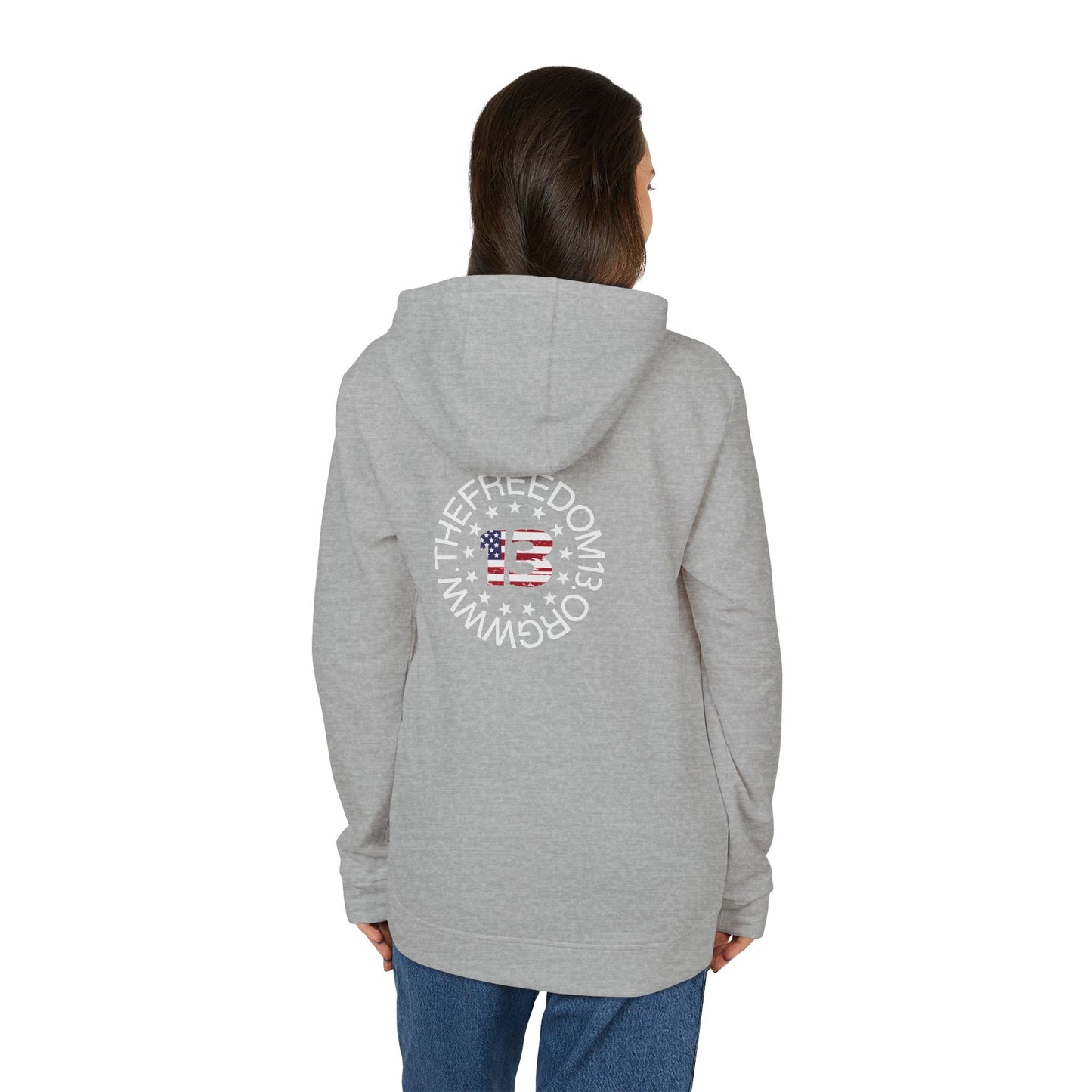 Dark Adidas Patriotic Freedom Hoodie | Unisex Fleece, Cozy Sweatshirt, Casual Wear, Gift for Freedom Lovers, Holiday Apparel