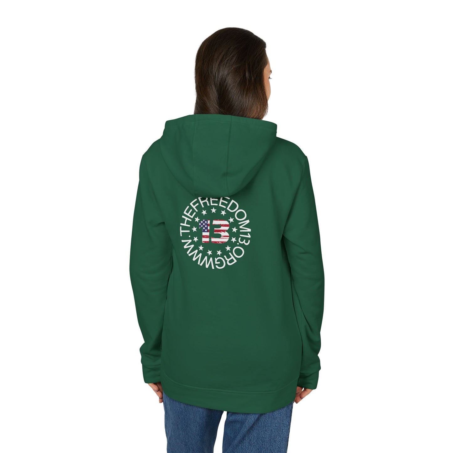 Dark Adidas Patriotic Freedom Hoodie | Unisex Fleece, Cozy Sweatshirt, Casual Wear, Gift for Freedom Lovers, Holiday Apparel