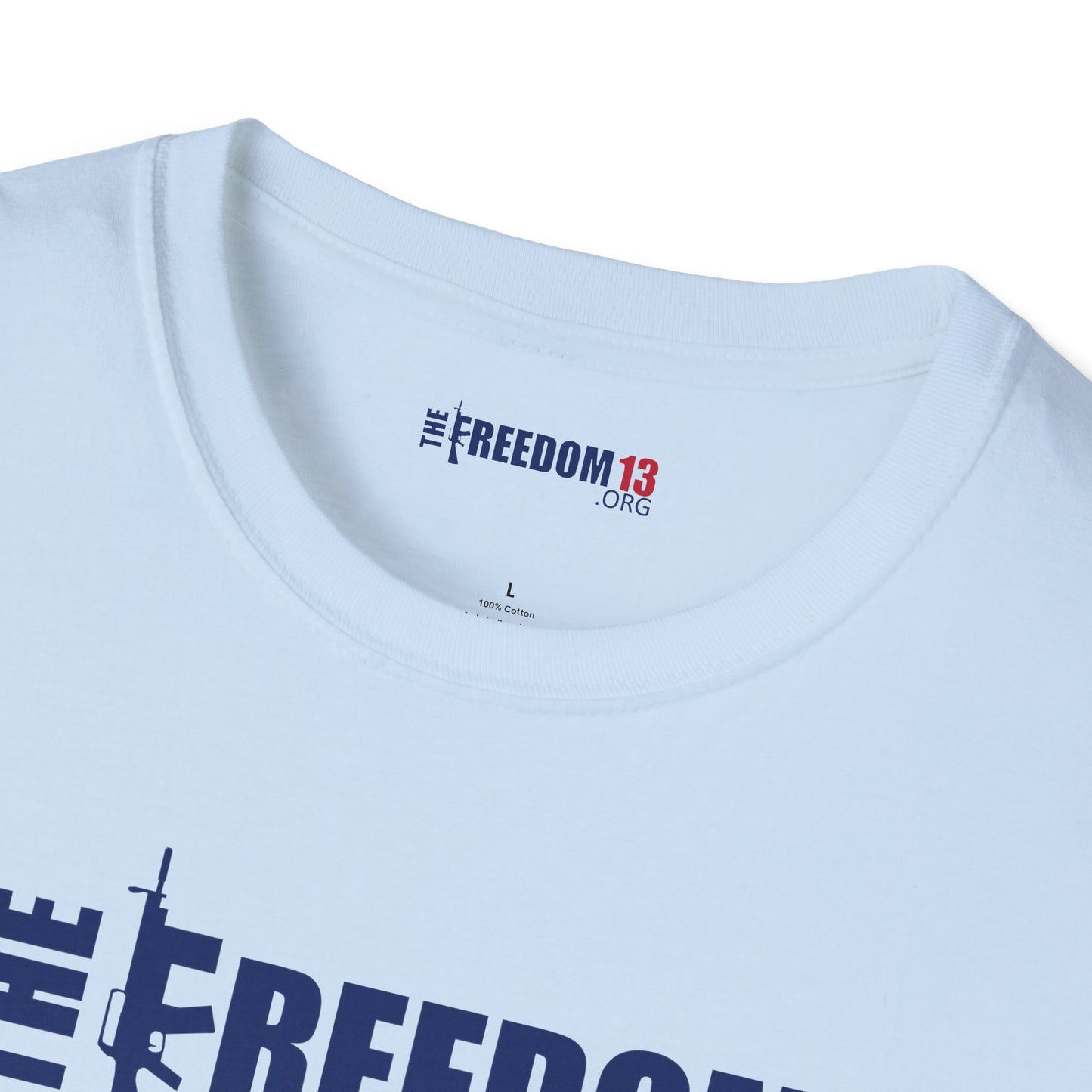 Unisex Freedom Graphic Tee, Softstyle Casual Shirt for Everyday Wear, Perfect for Independence Day, Fundraising Events, or Casual Outings