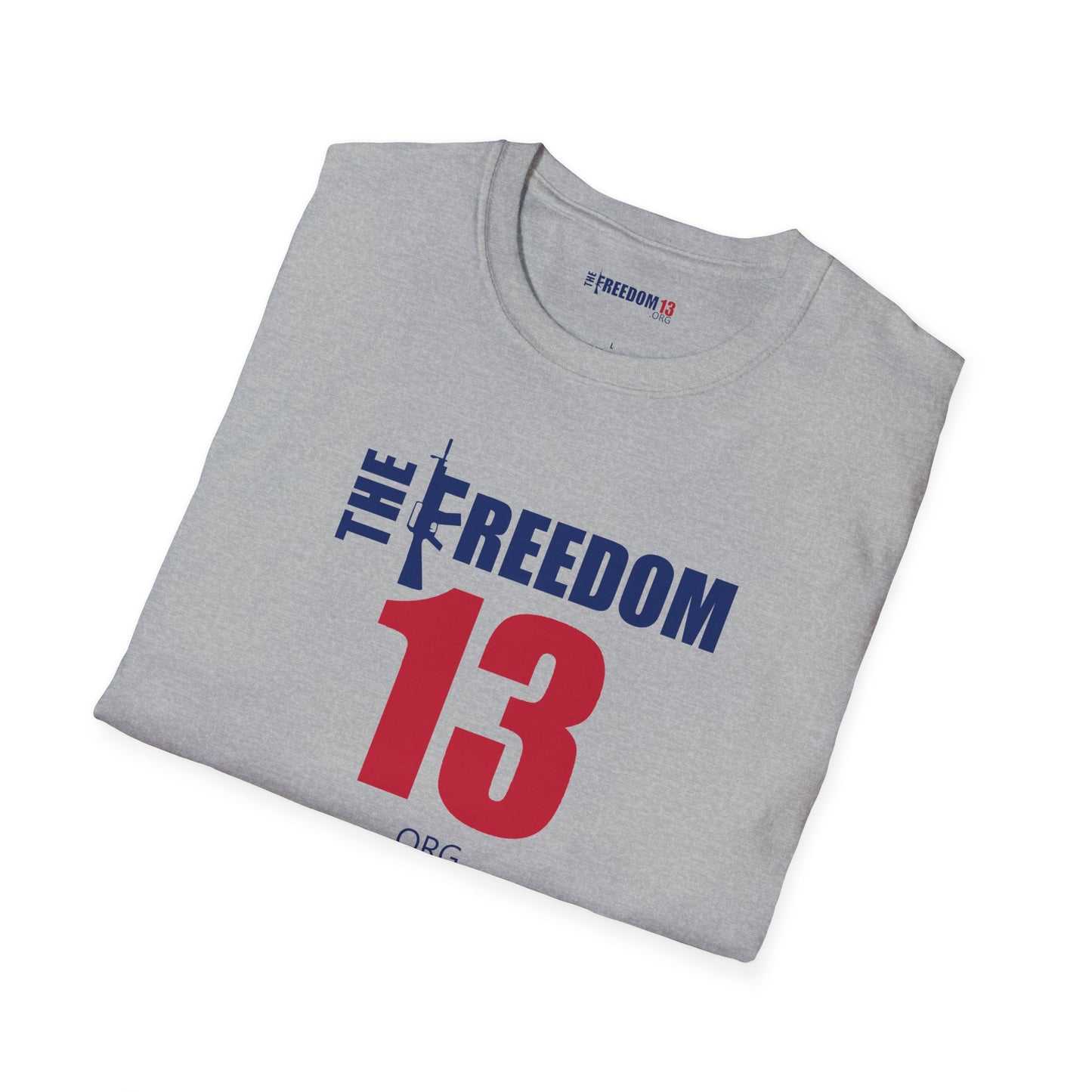 Unisex Freedom Graphic Tee, Softstyle Casual Shirt for Everyday Wear, Perfect for Independence Day, Fundraising Events, or Casual Outings