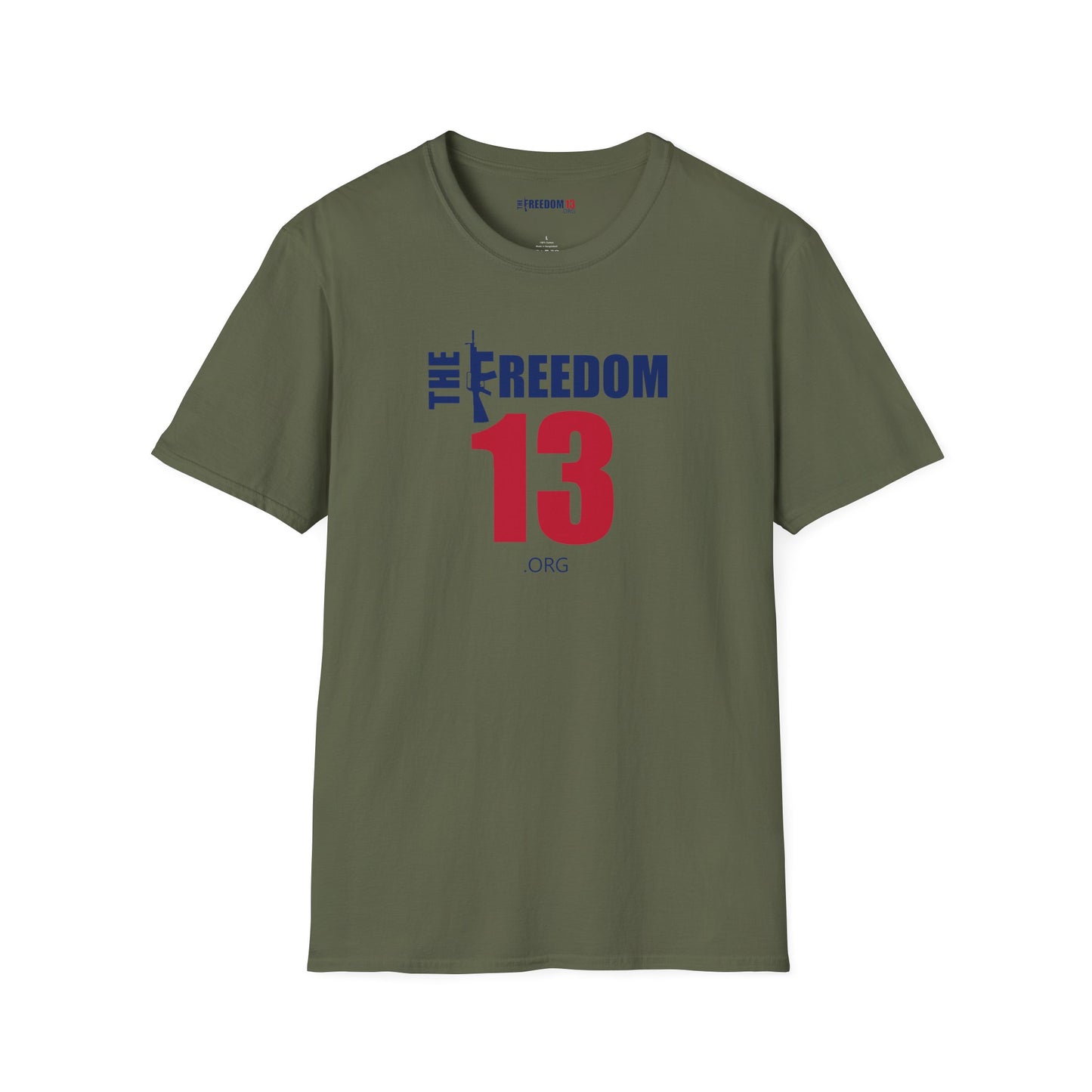 Unisex Freedom Graphic Tee, Softstyle Casual Shirt for Everyday Wear, Perfect for Independence Day, Fundraising Events, or Casual Outings