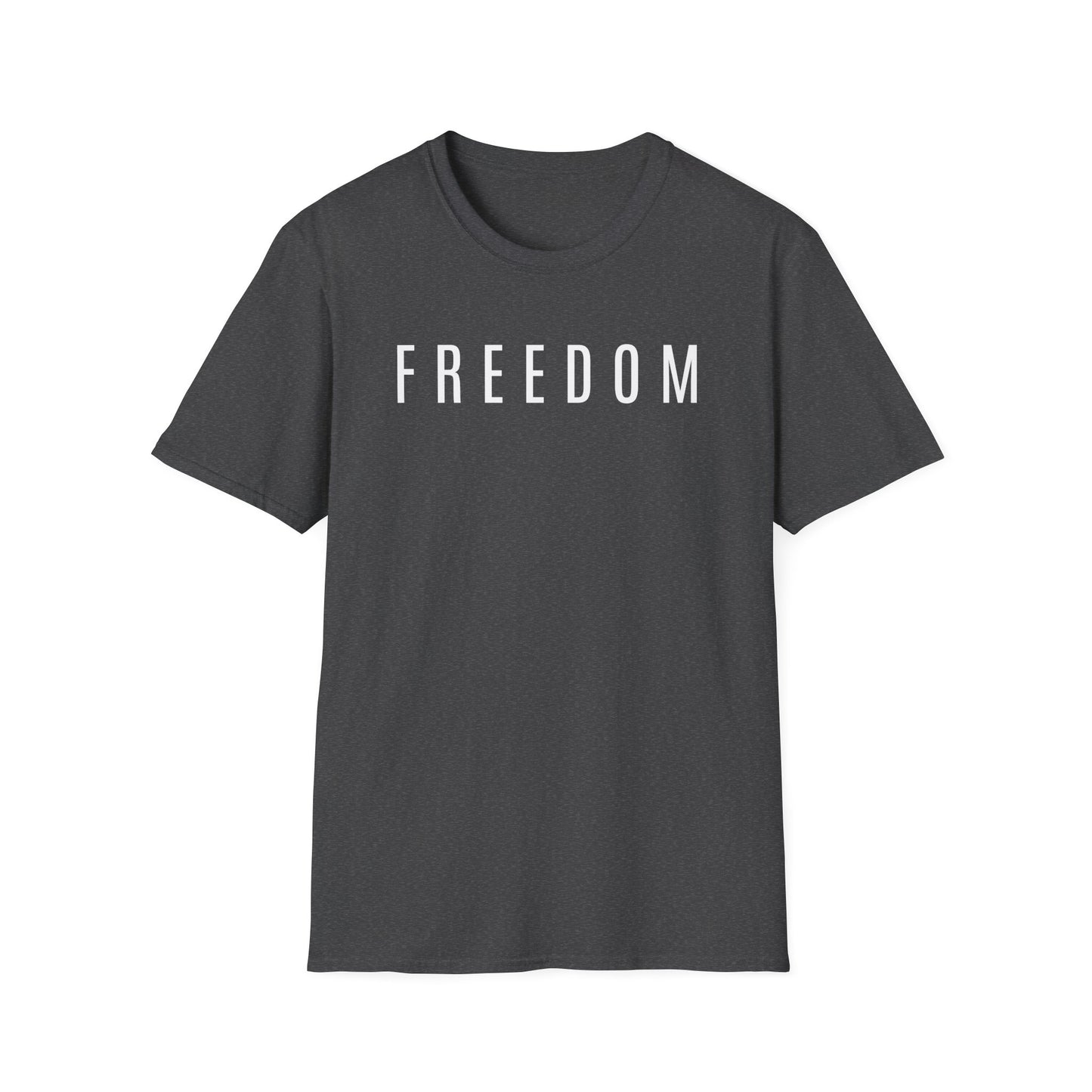 Dark Freedom Unisex Softstyle T-Shirt | Casual Wear, Independence Day, Freedom Celebration, Comfortable Tee, Gift for Him/Her