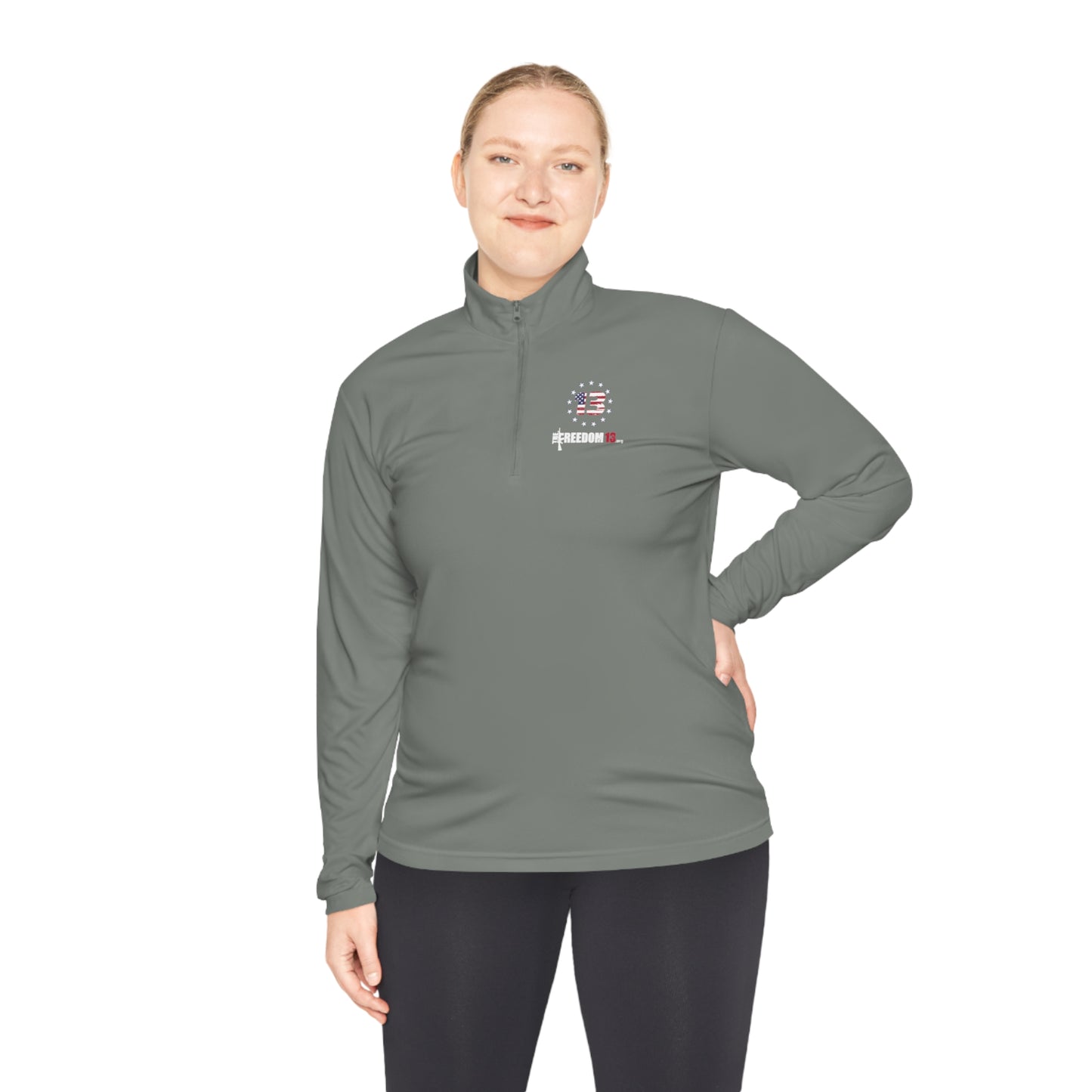 Unisex Quarter-Zip Pullover simple