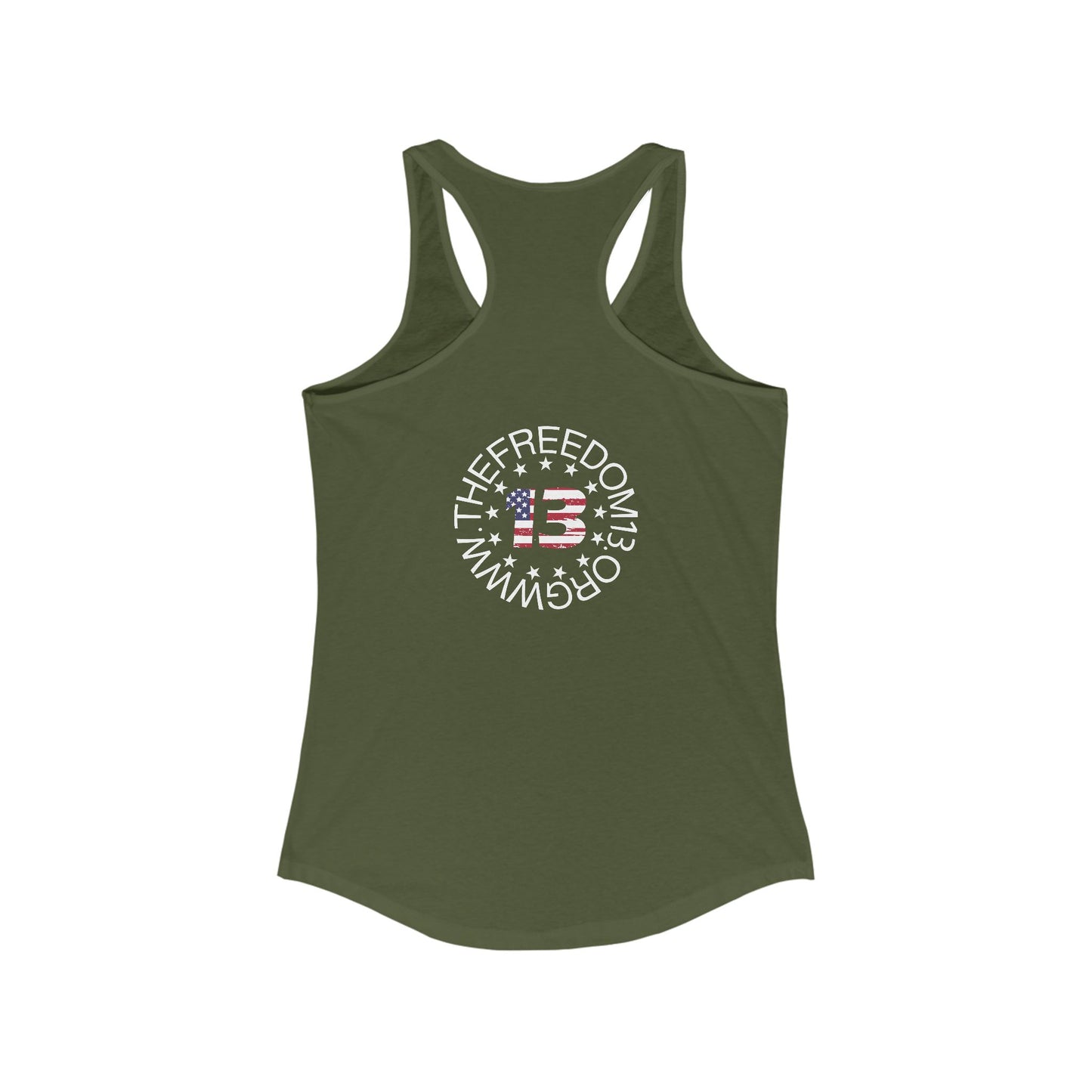 Dark  Women's Ideal Freedom Racerback Tank