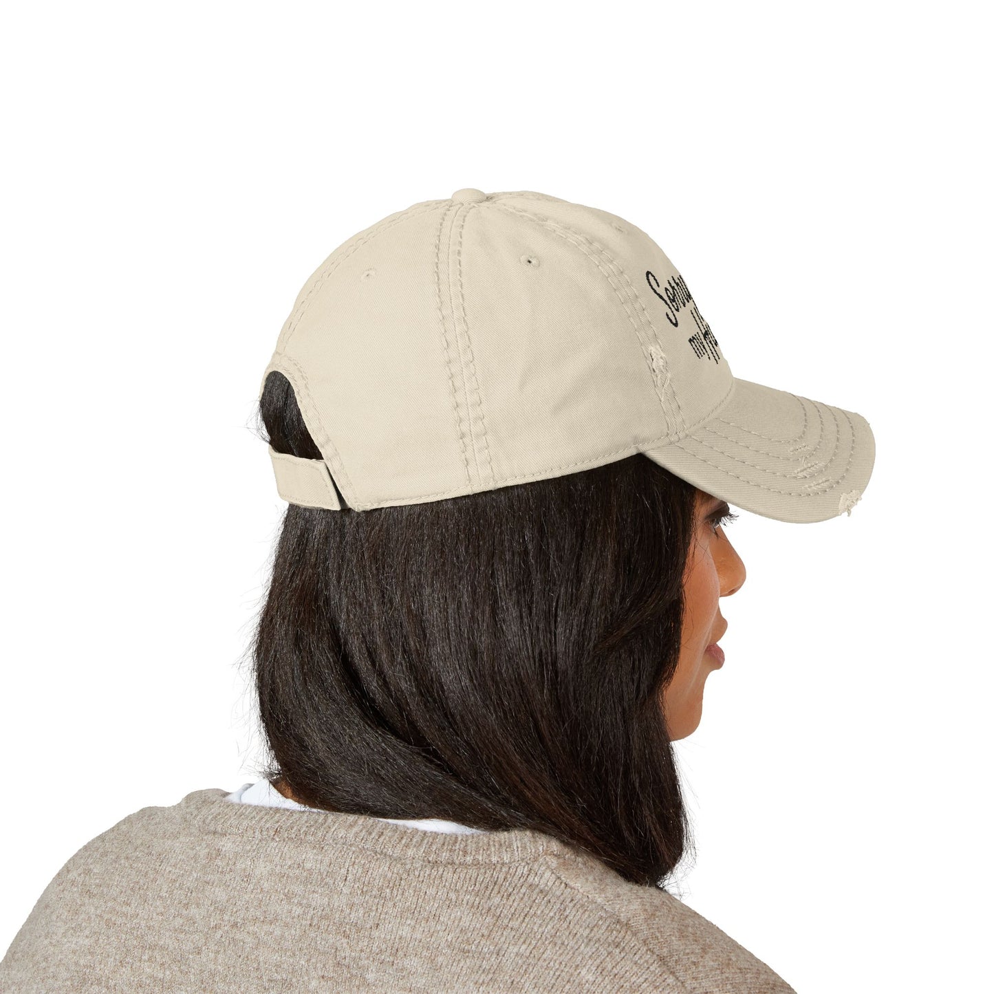 Copy of Distressed Dad Hat - "Sorry About My Husband" Embroidered Cap, Funny Gift for Dads, Casual Summer Style, Birthday Present, Holiday Gift
