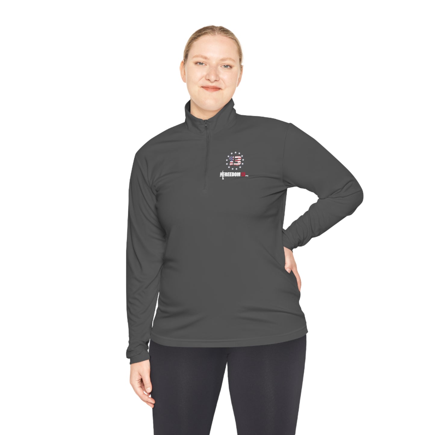 Unisex Quarter-Zip Pullover simple