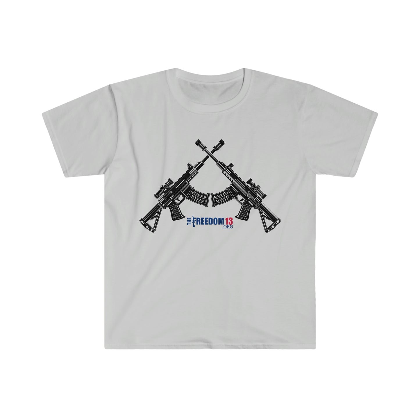 Unisex Softstyle T-Shirt Patriot Collection "double rifle" light