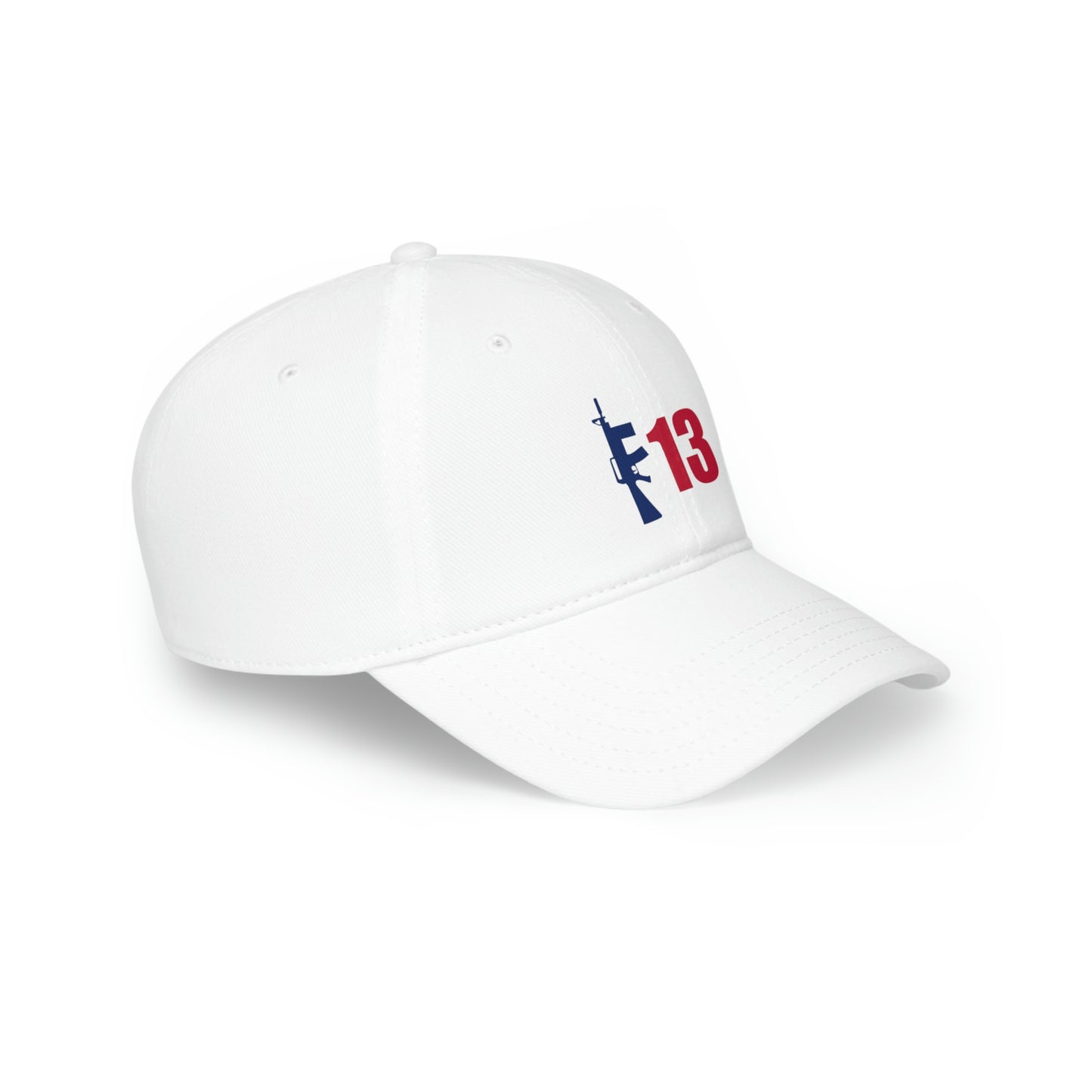 Low Profile Baseball Cap F13 on white