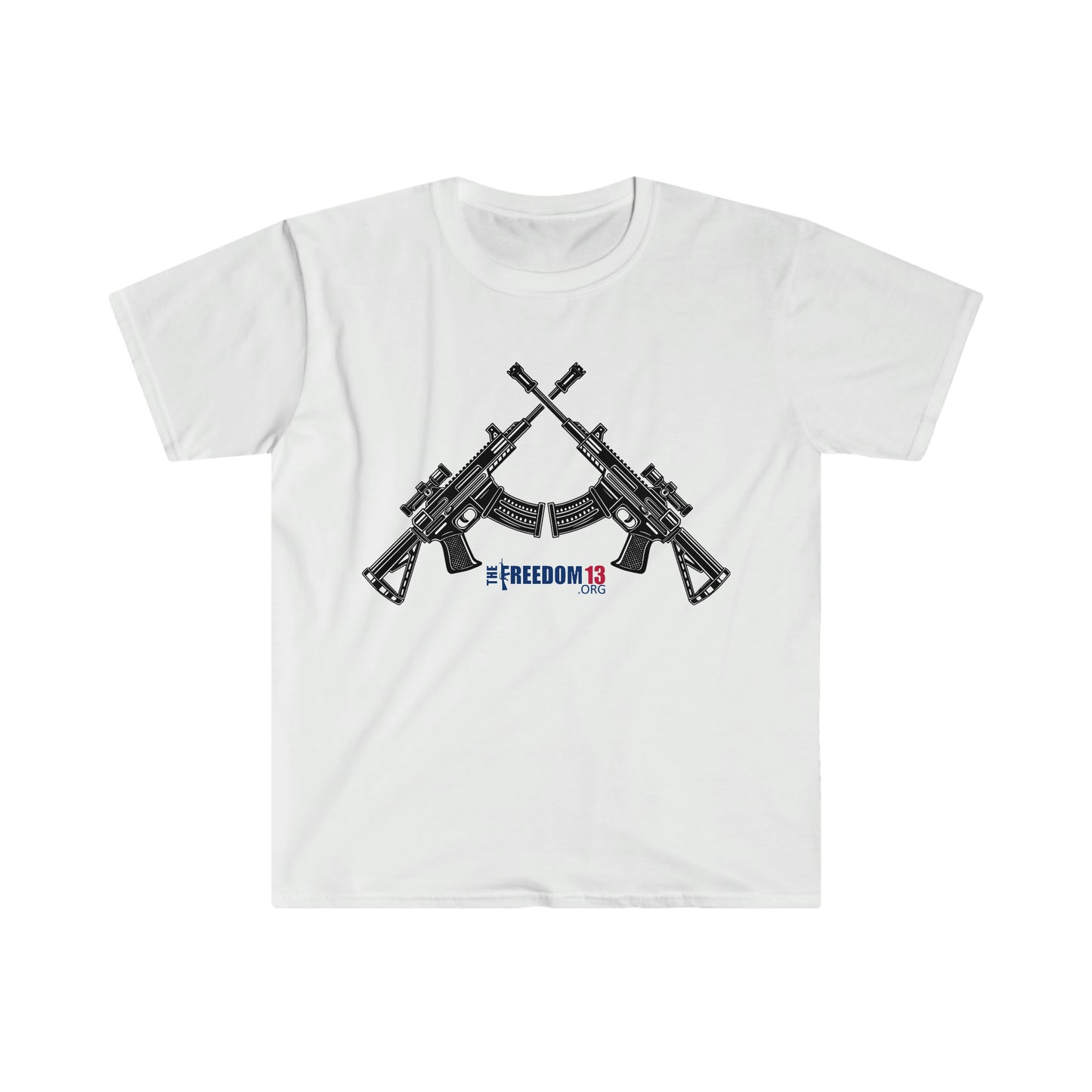 Unisex Softstyle T-Shirt Patriot Collection "double rifle" light