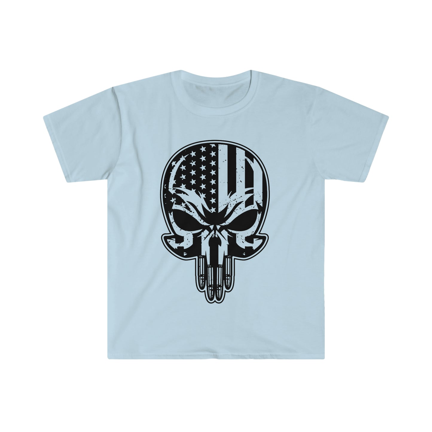 Unisex Softstyle T-Shirt Patriot Collection "bullet teeth" multiple colors