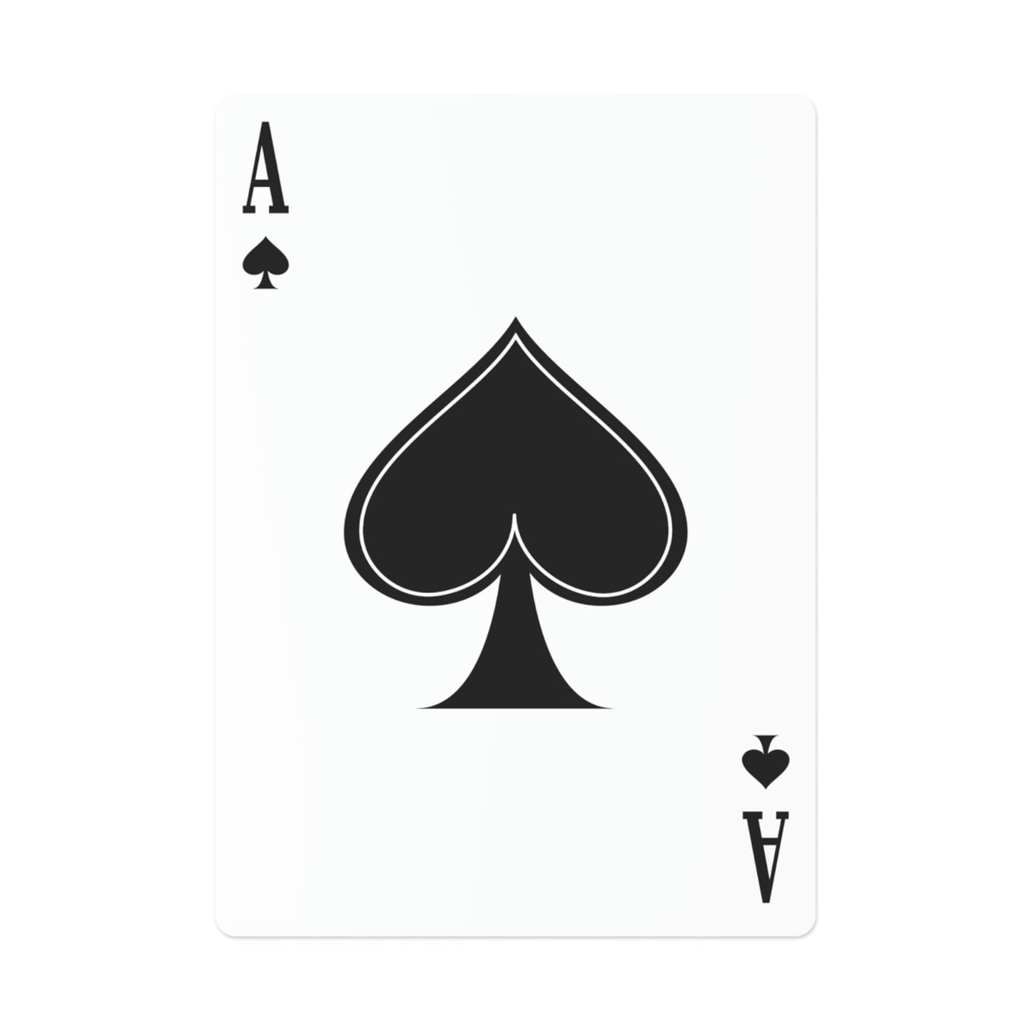 Poker Cards White