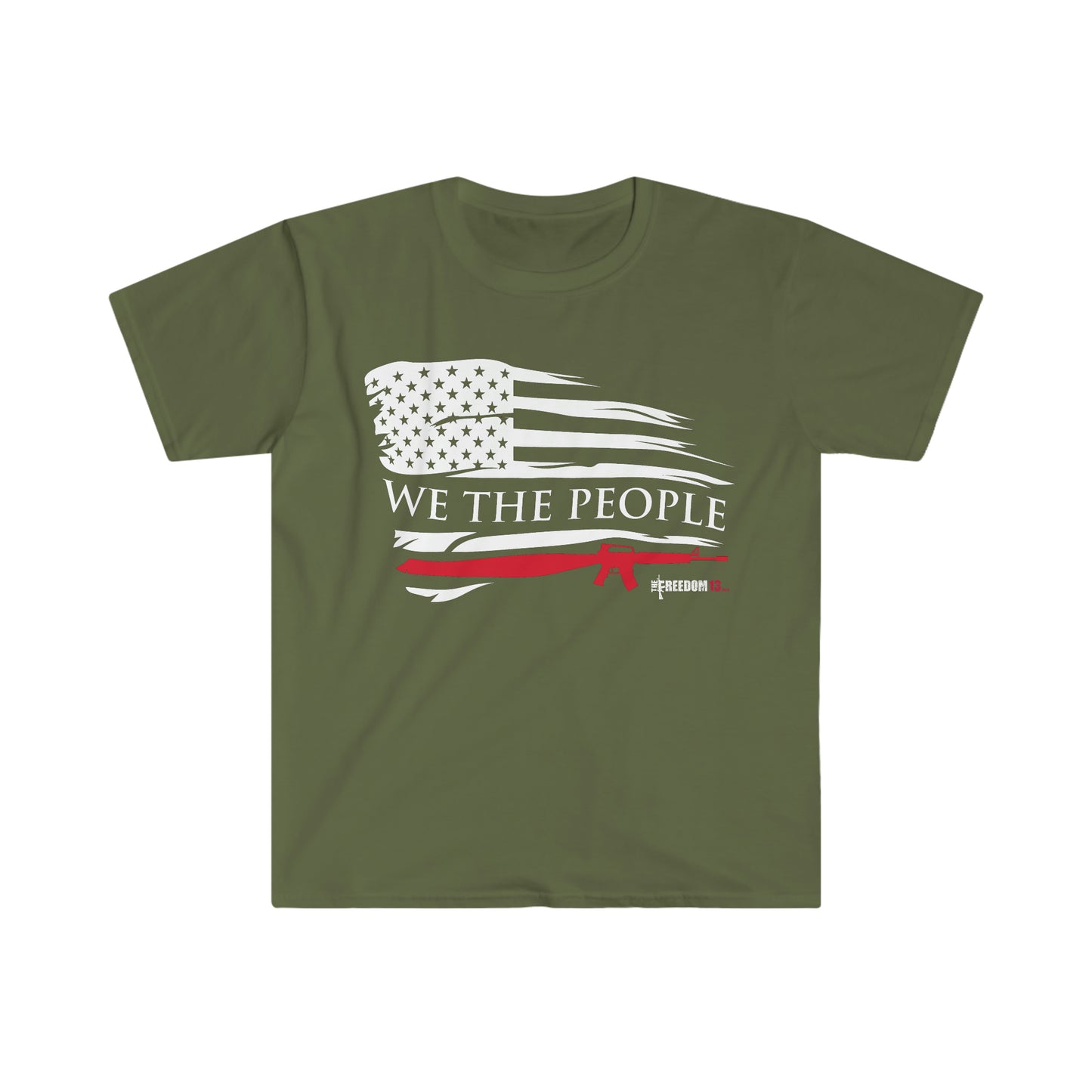 Unisex Softstyle T-Shirt Patriot Collection "we the people" multiple dark